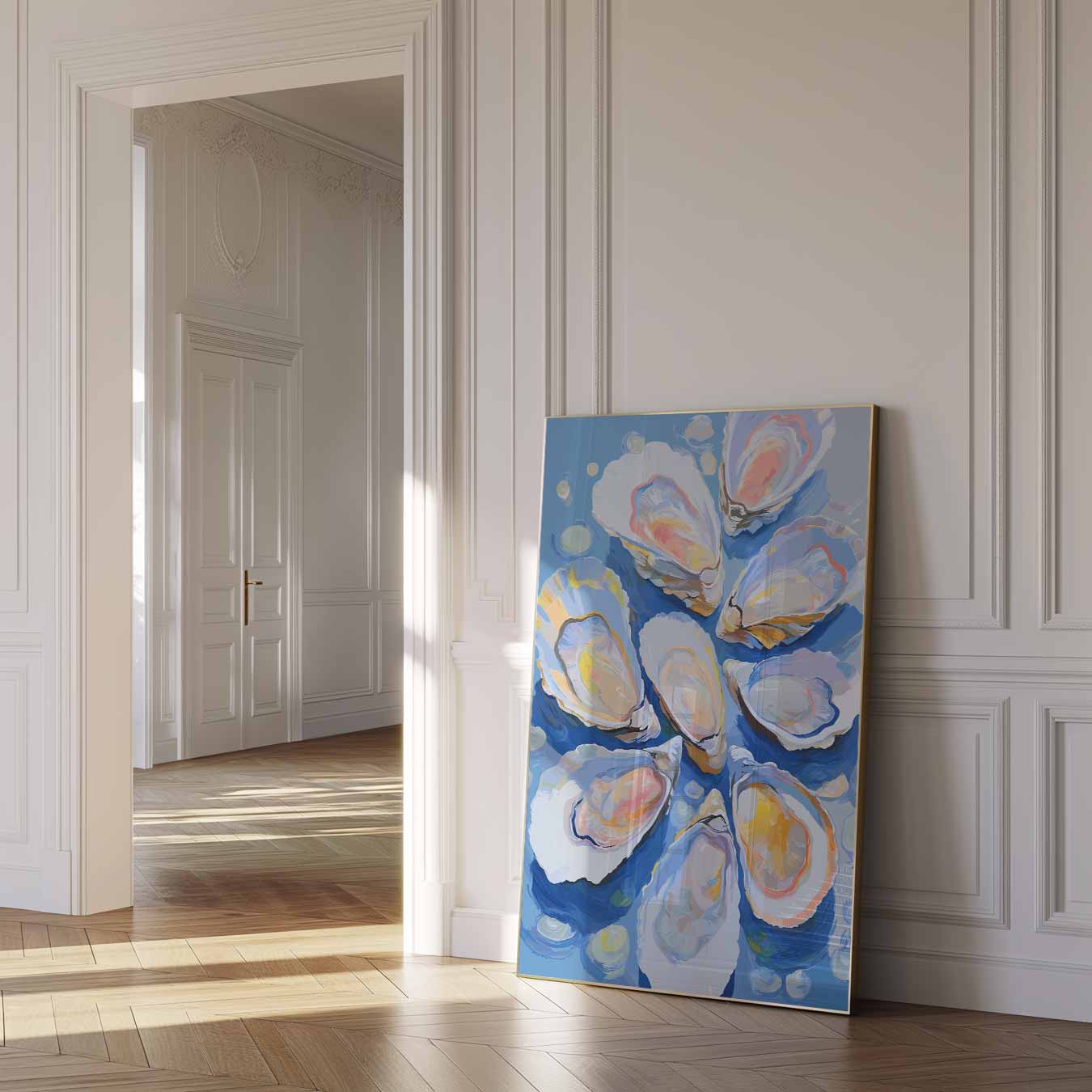 Elegant Oester Kunstwerk Poster