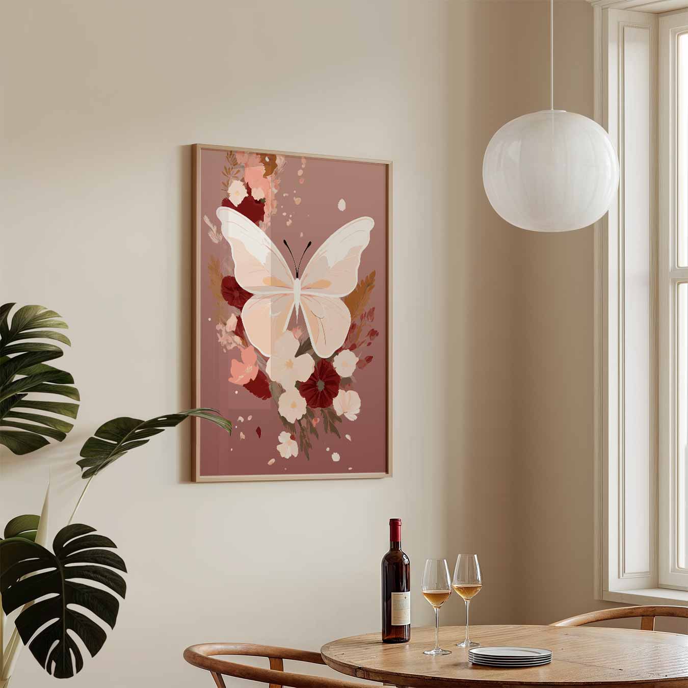 Vlinder & Bloem Bloemenpracht Poster