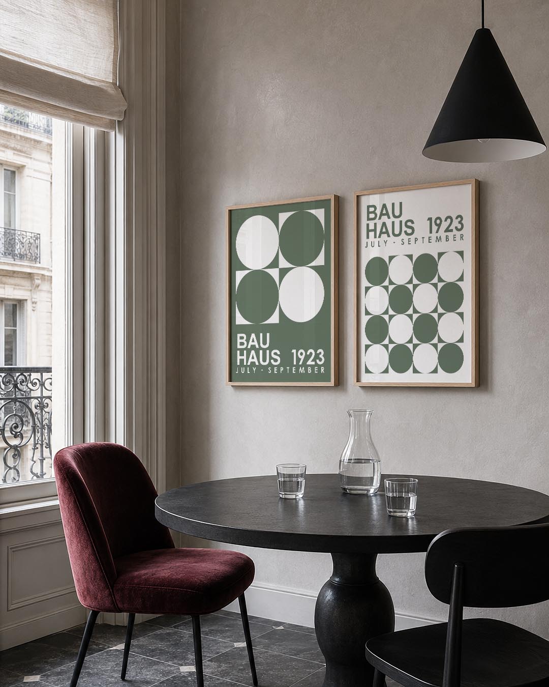 Cirkelvierkant harmonie Posterset