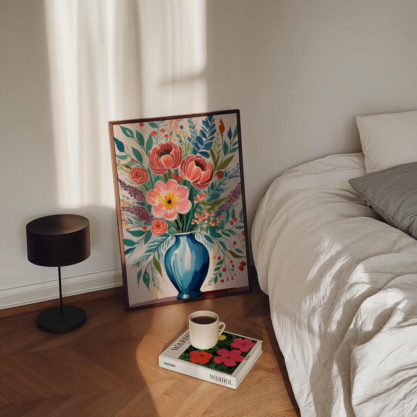 Bloemenpracht in Vaas Poster