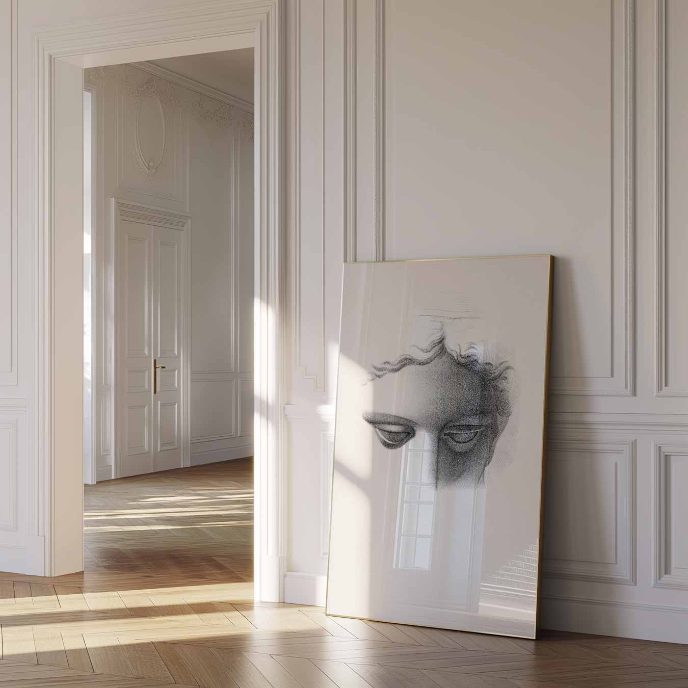 Elegante Schets van Mysterie Poster