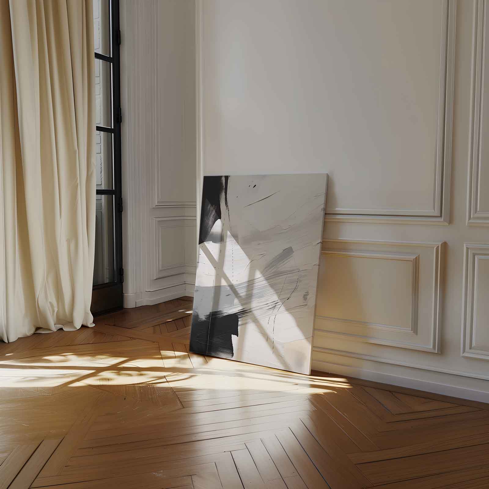 Mystiek in Monochroom Kunstwerk-canvas-dibond-plexiglas-wanddecoratie-WallArtistic