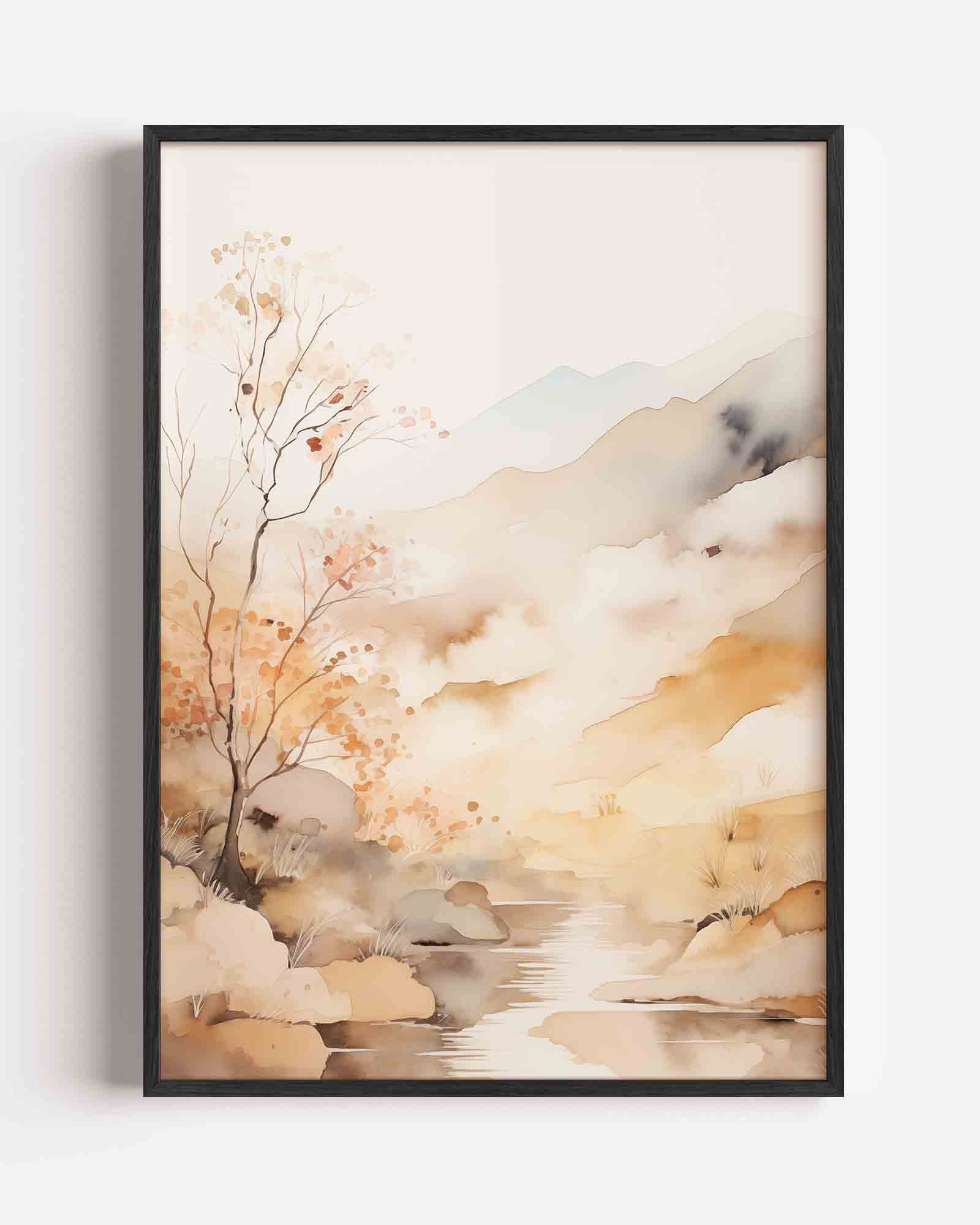 Herfstlandschap Poster