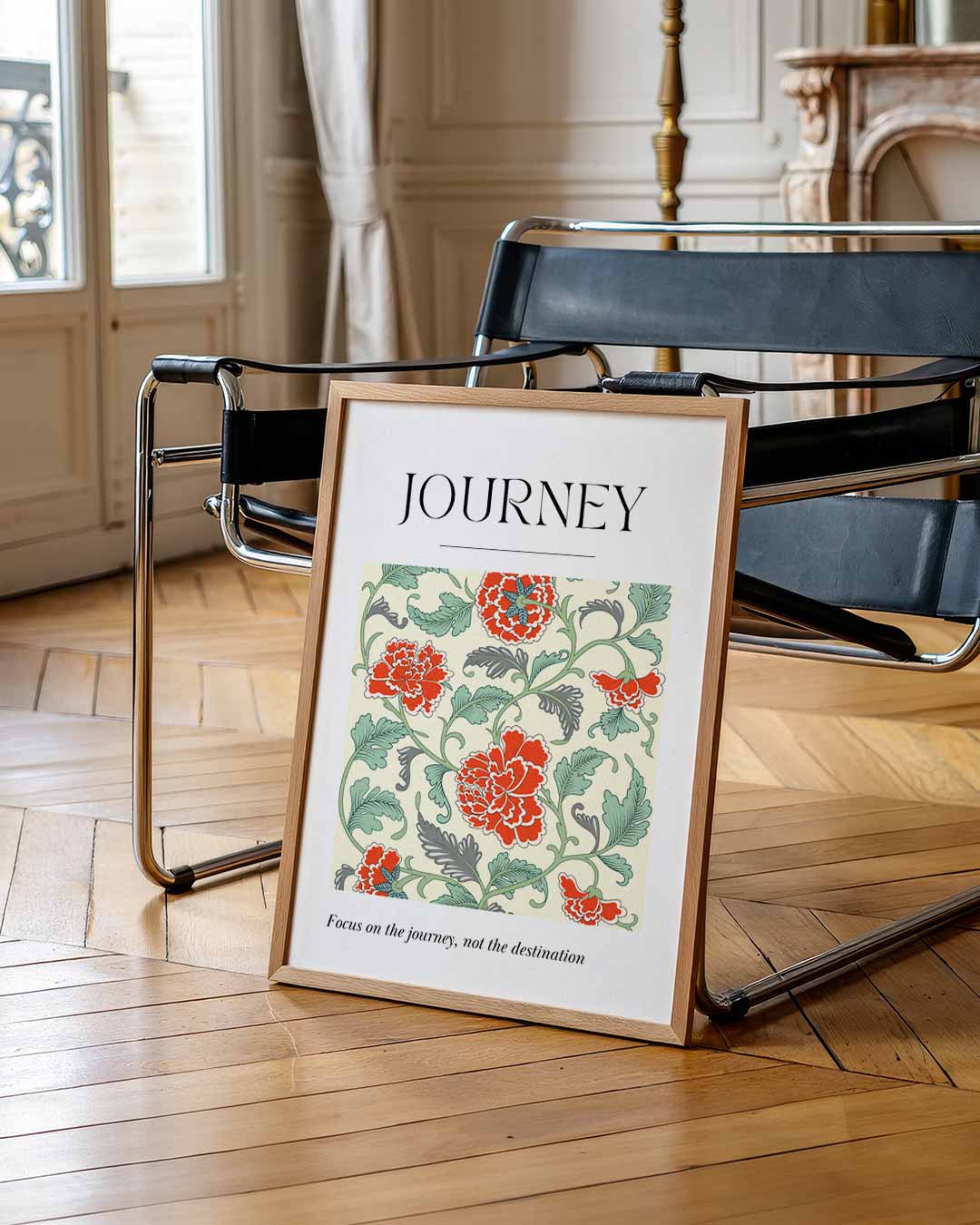 Journey Bloemenposter-WallArtistic