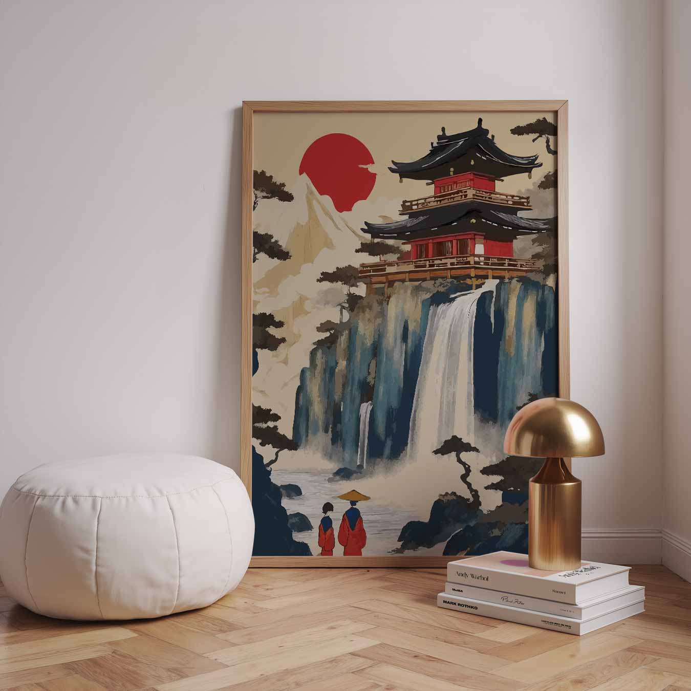 Zen Sferen Japans Landschap Poster-WallArtistic