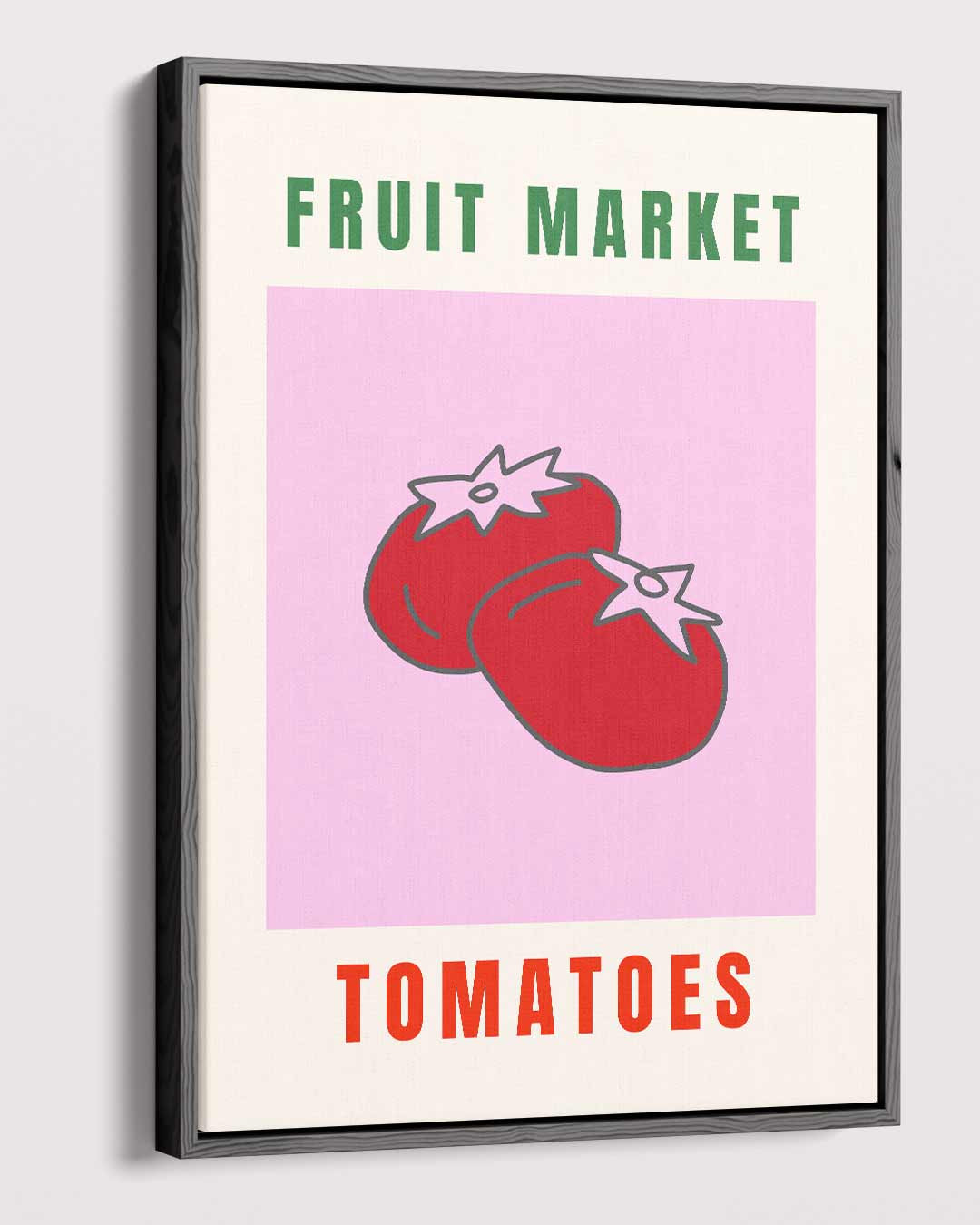 Fruit Market Tomaten Poster Kunstwerk-canvas-dibond-plexiglas-wanddecoratie-WallArtistic