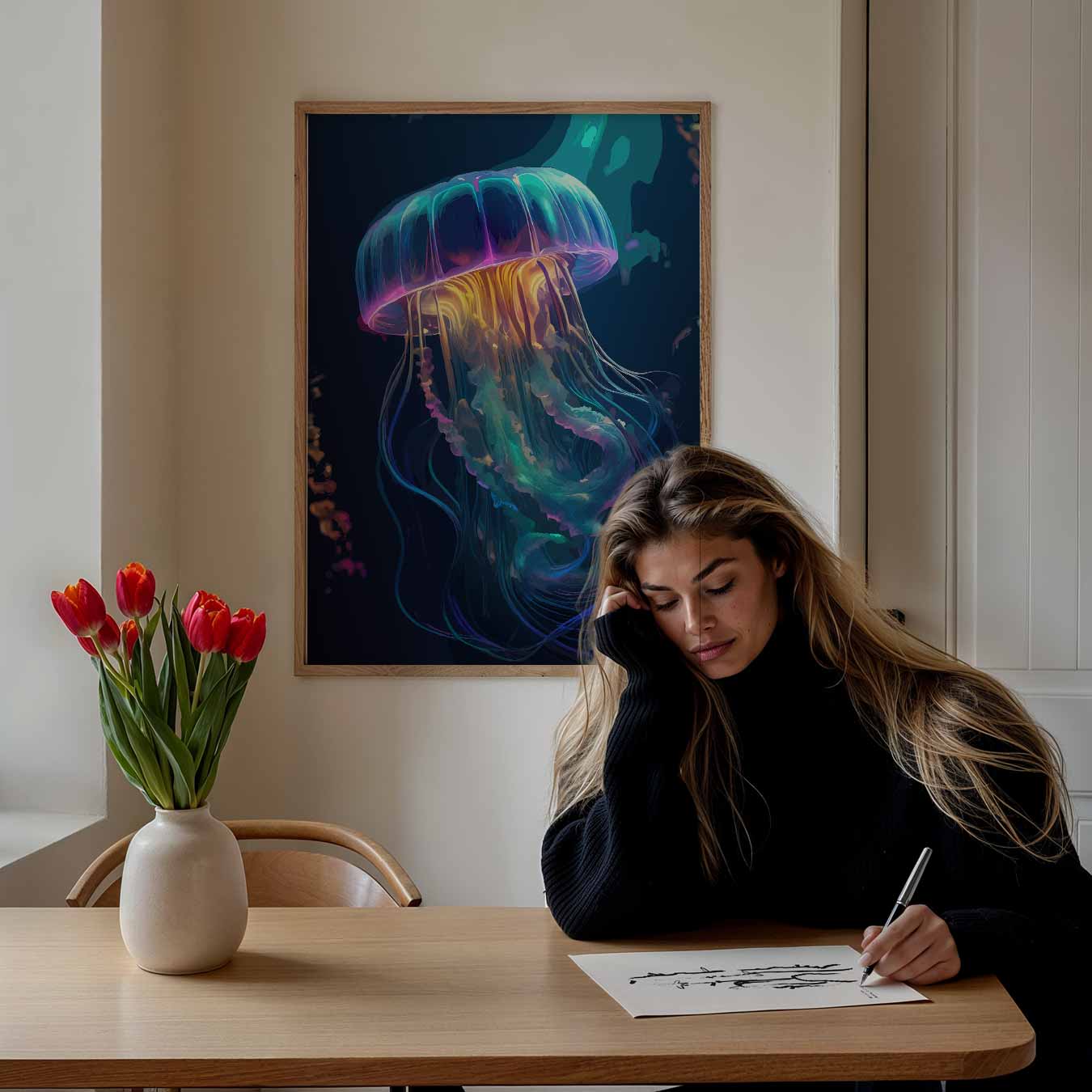 Magische Kwal Poster-WallArtistic