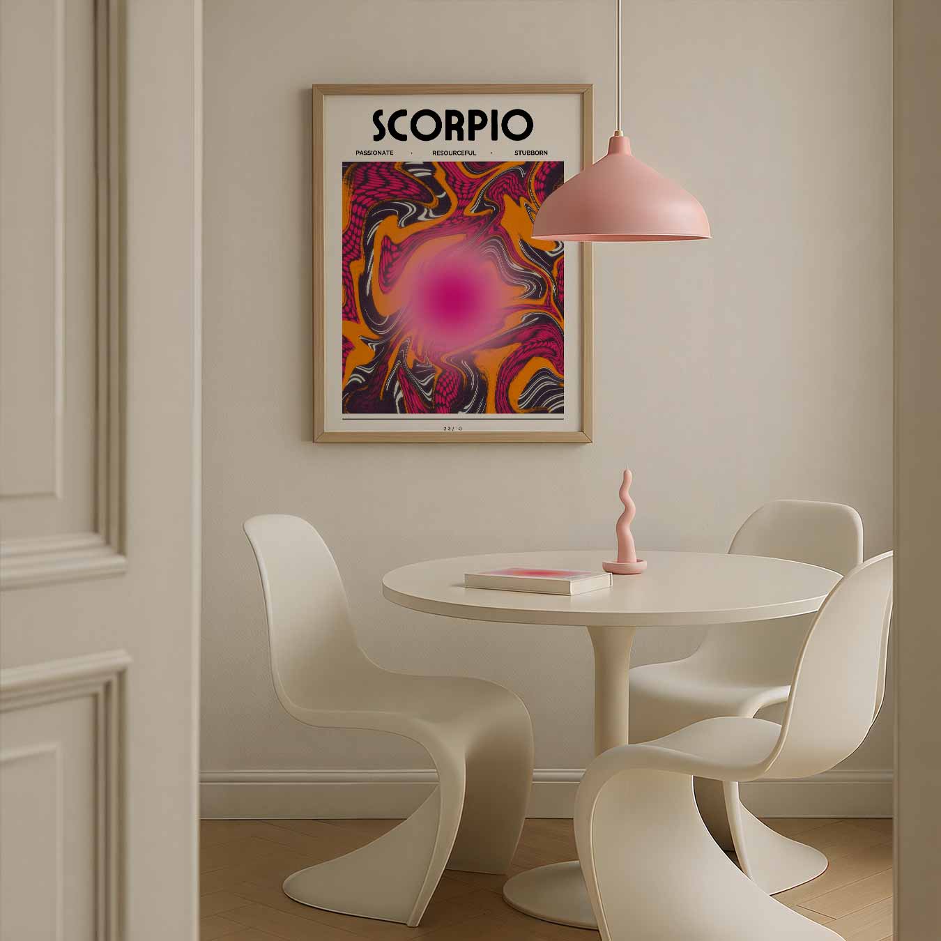 Scorpio Abstracte Poster