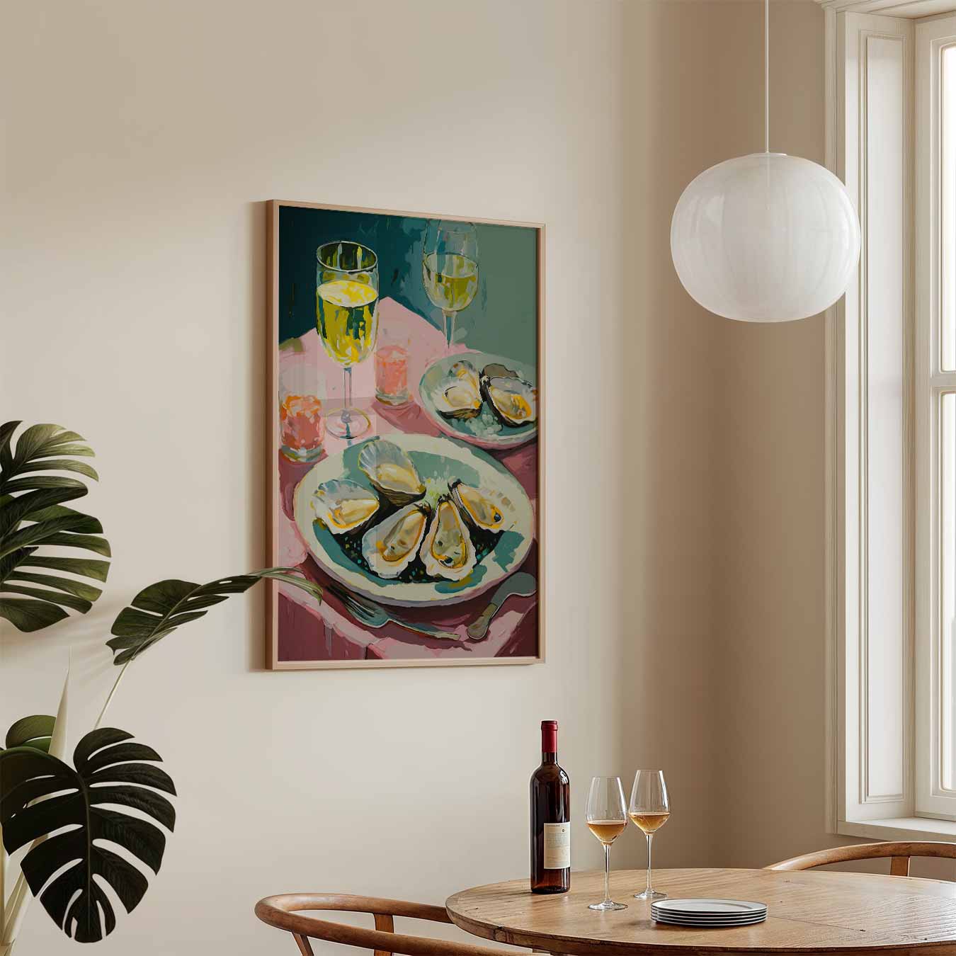 Elegante Oester Avond Poster-WallArtistic