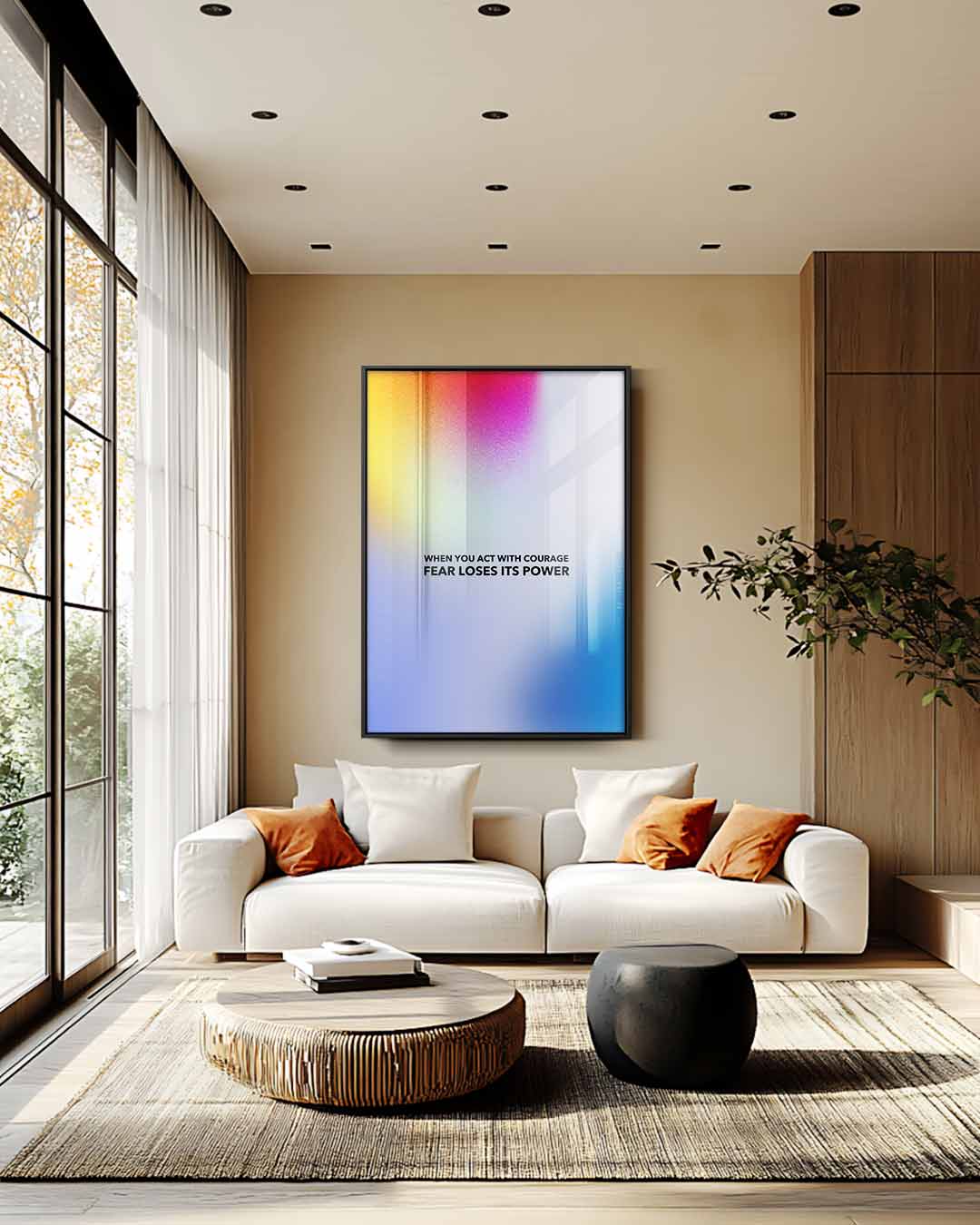 Abstract kunstwerk Kunstwerk-canvas-dibond-plexiglas-wanddecoratie-WallArtistic
