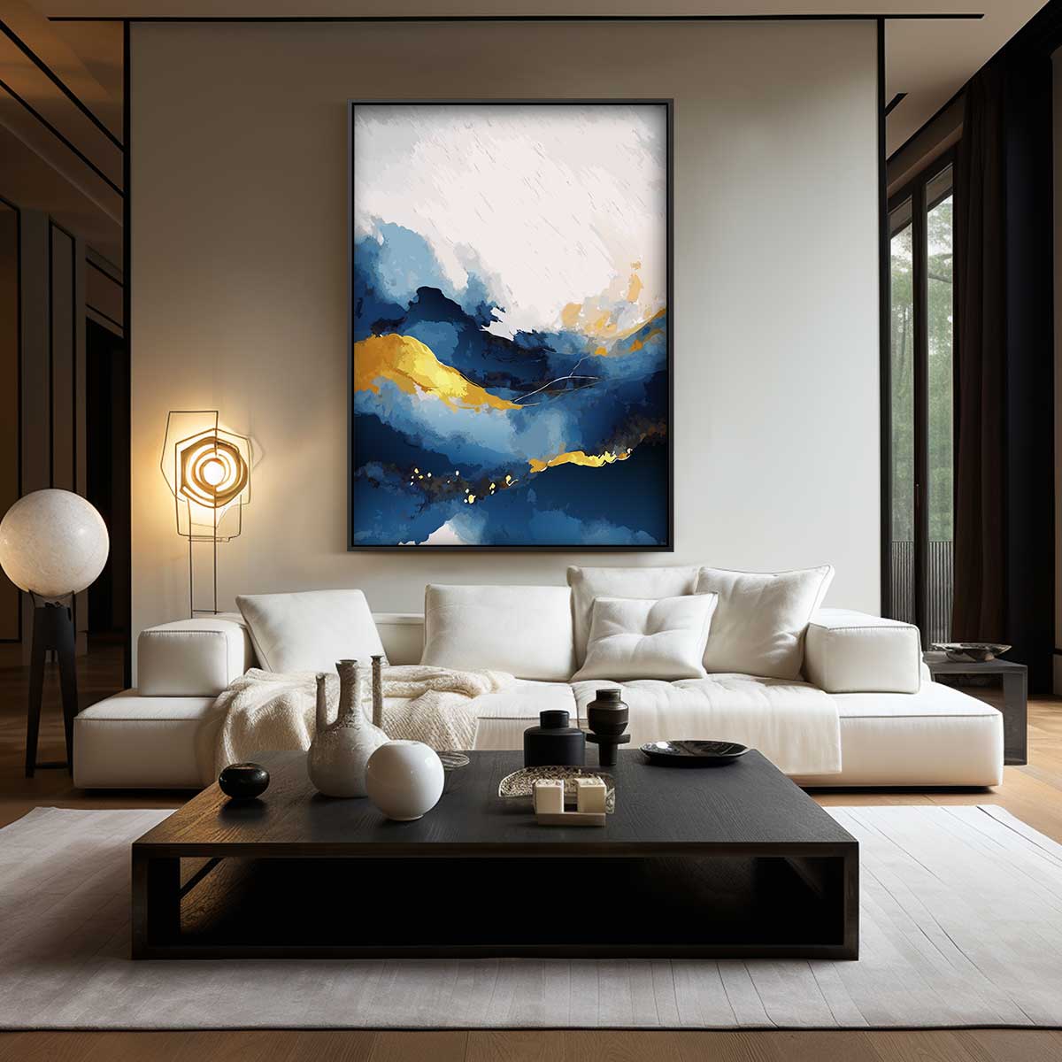 Dromerige Hemellaan Kunstwerk-canvas-dibond-plexiglas-wanddecoratie-WallArtistic