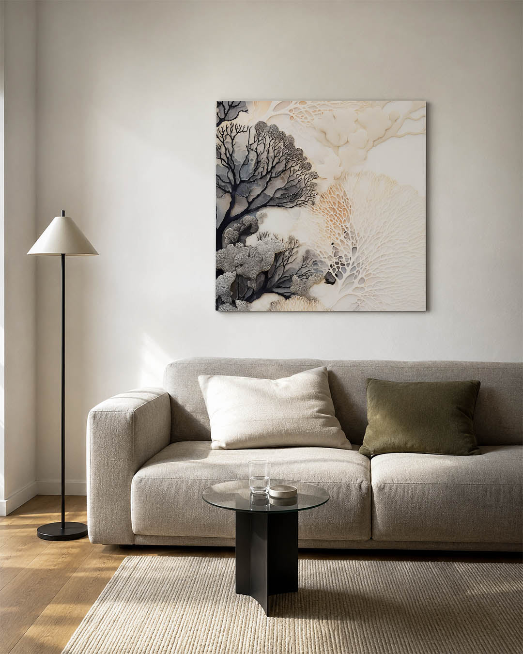 Organische vormen Kunstwerk