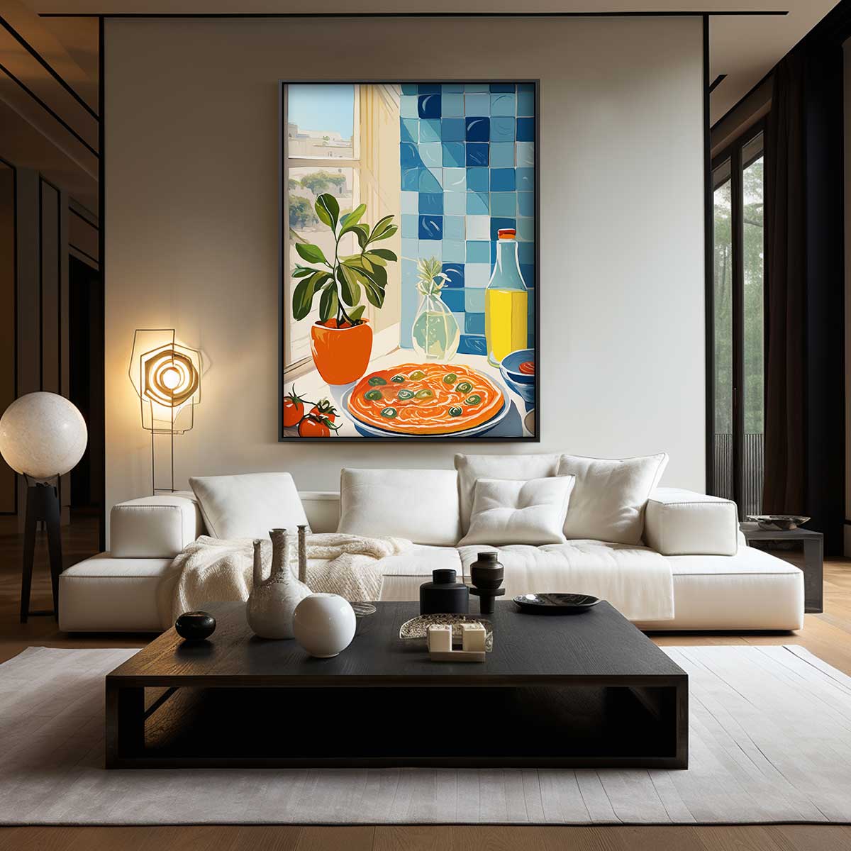 Mediterrane Keuken Vibes Kunstwerk-canvas-dibond-plexiglas-wanddecoratie-WallArtistic