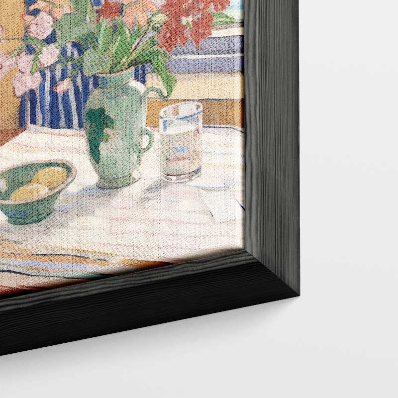 Tijdloze Bloemsymfonie Kunstwerk-canvas-dibond-plexiglas-wanddecoratie-WallArtistic