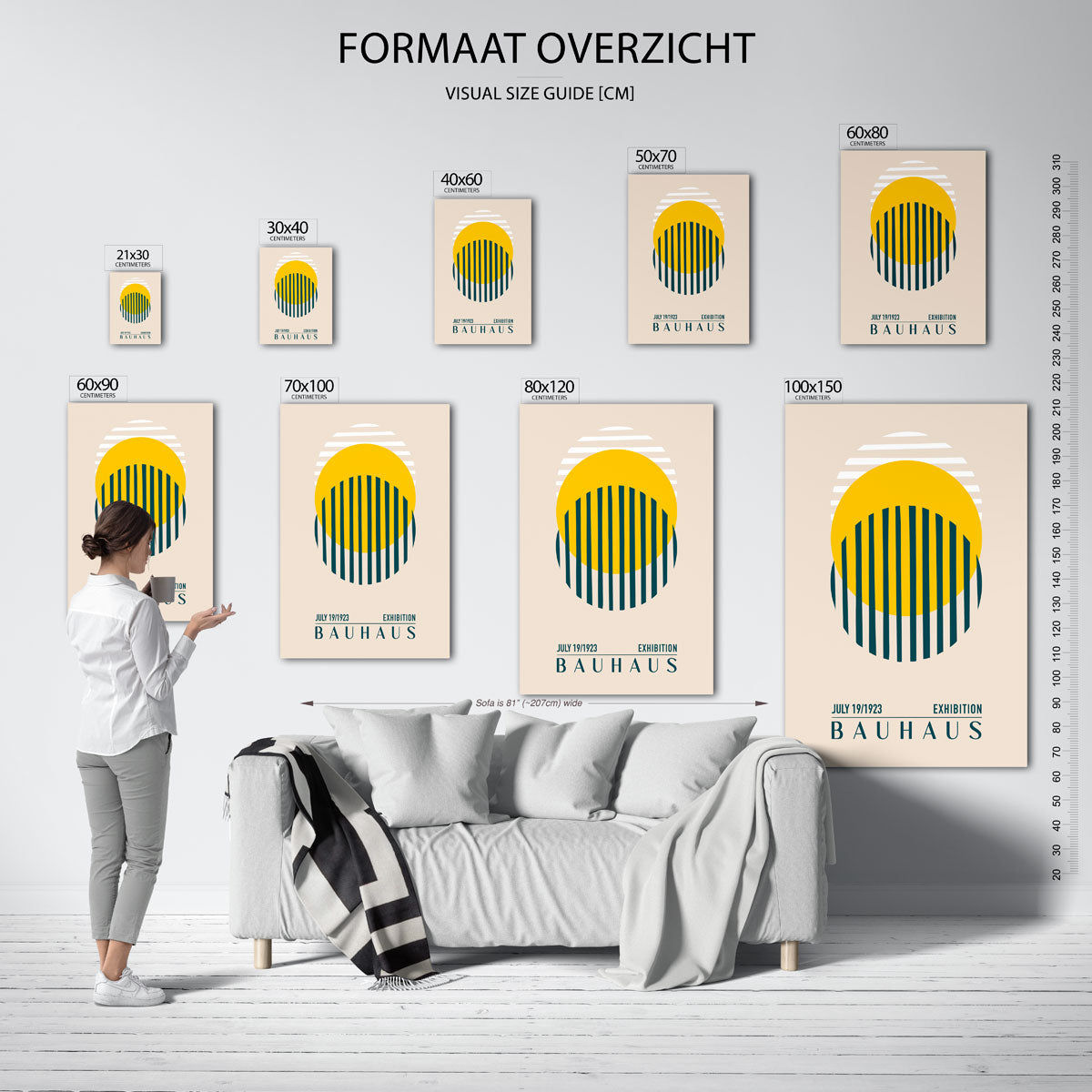 Vorm en kleur Poster