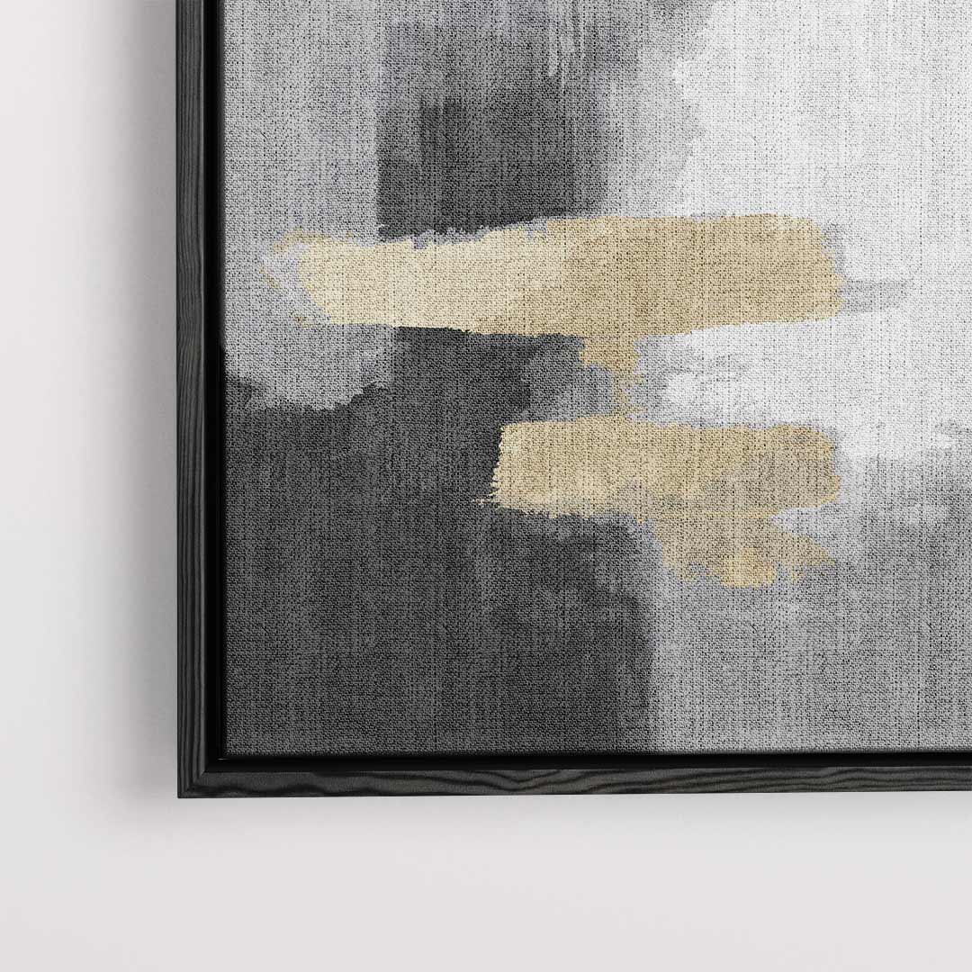 Abstract Grijs Tinten Kunstwerk Kunstwerk-canvas-dibond-plexiglas-wanddecoratie-WallArtistic