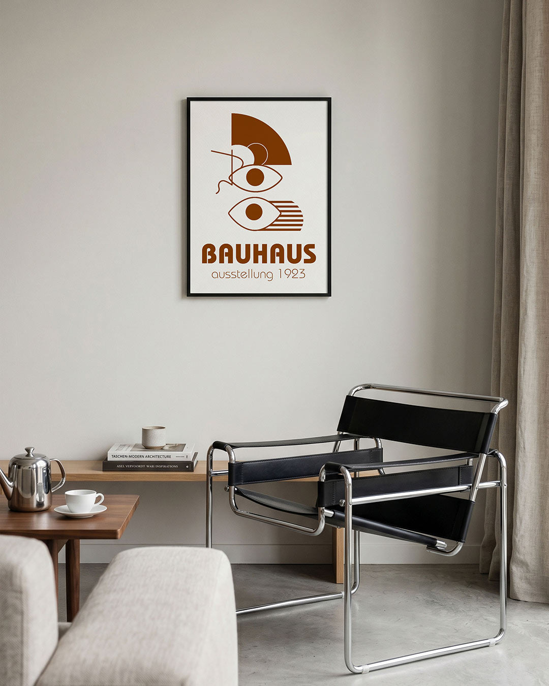 Oog en lijnen Poster