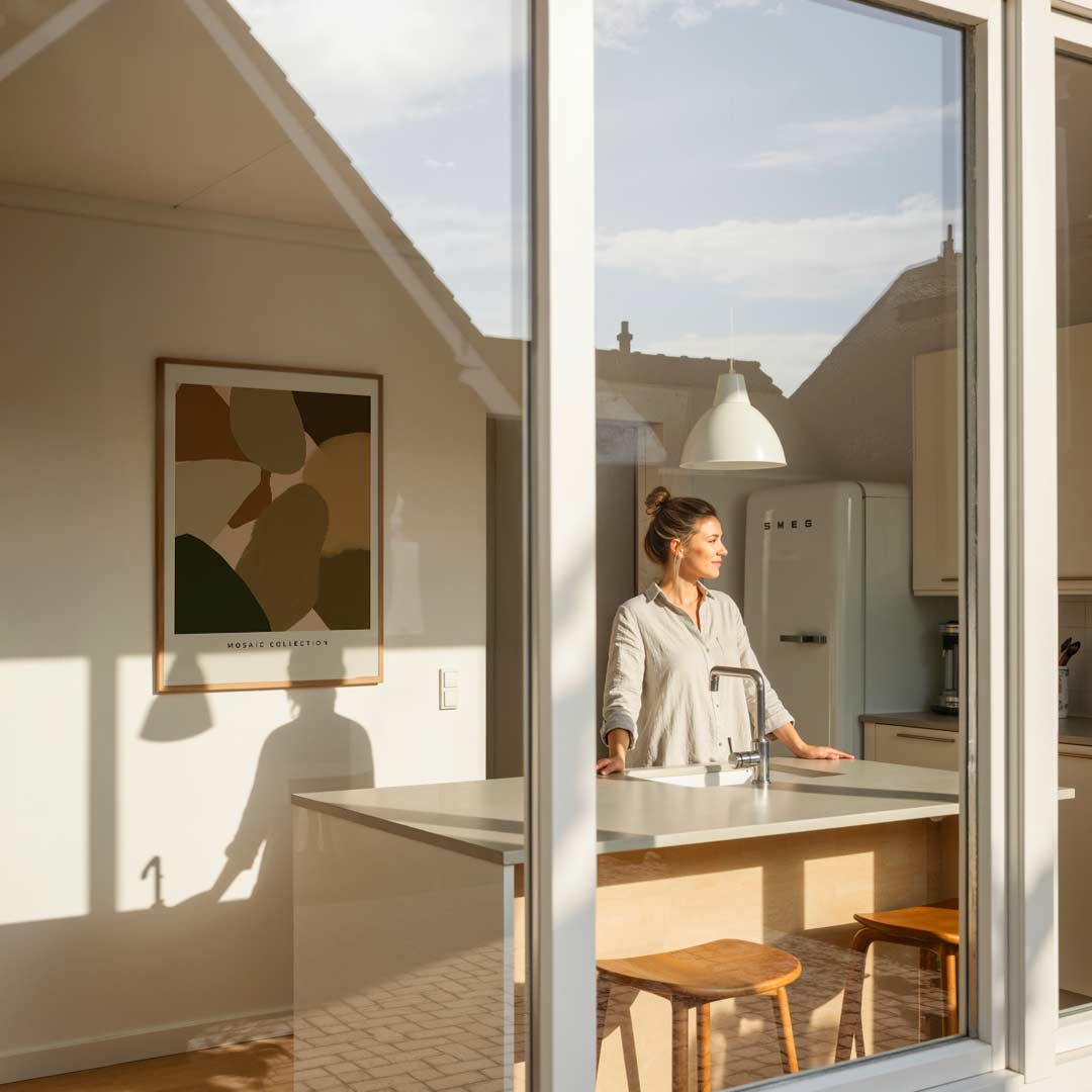 Natuurlijke Mozaïek Kunstposter-WallArtistic