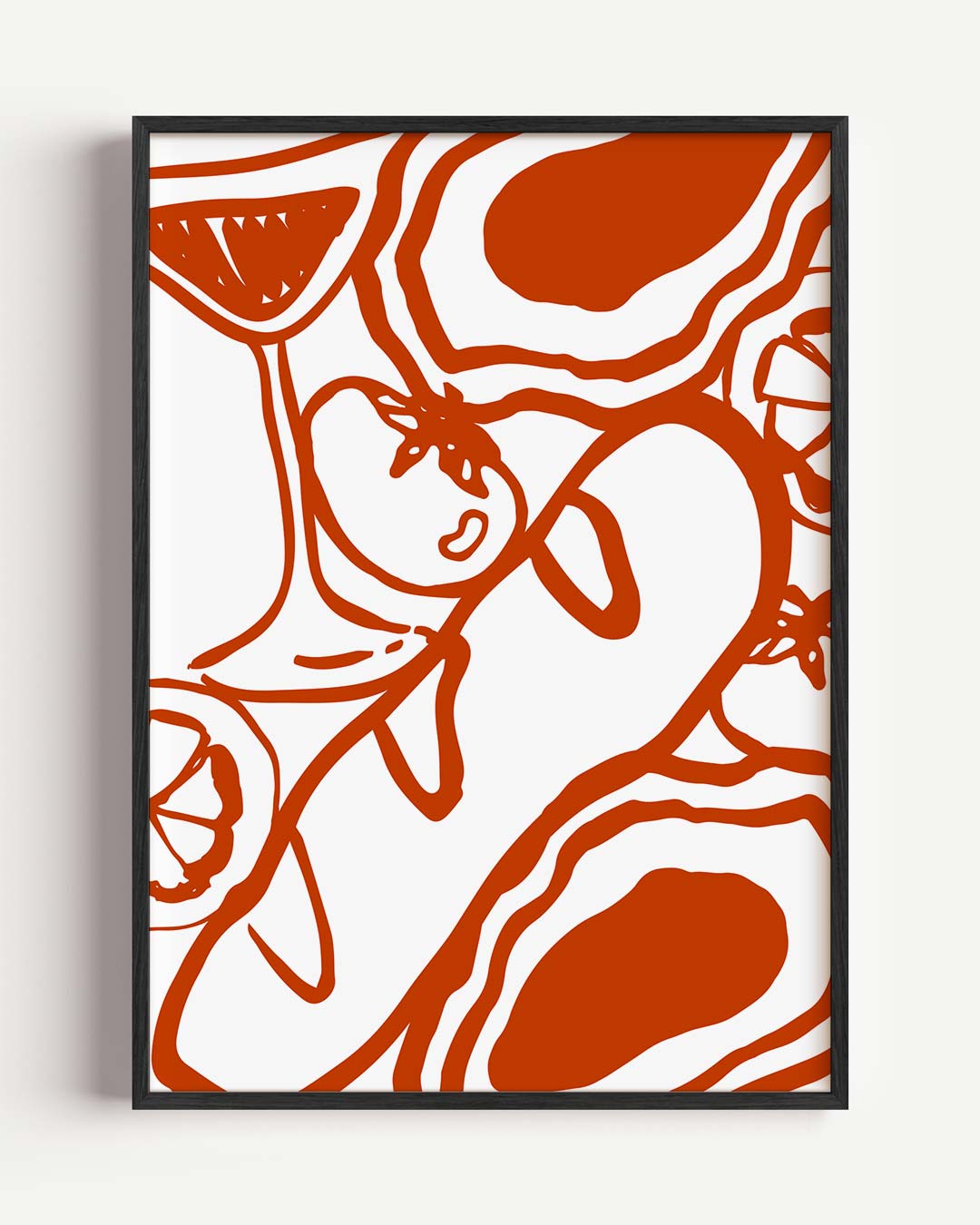 Stijlvolle Eetlust Vangst Poster-WallArtistic