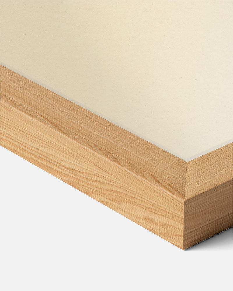 Minimalistische Perzik Illustratie Poster-WallArtistic