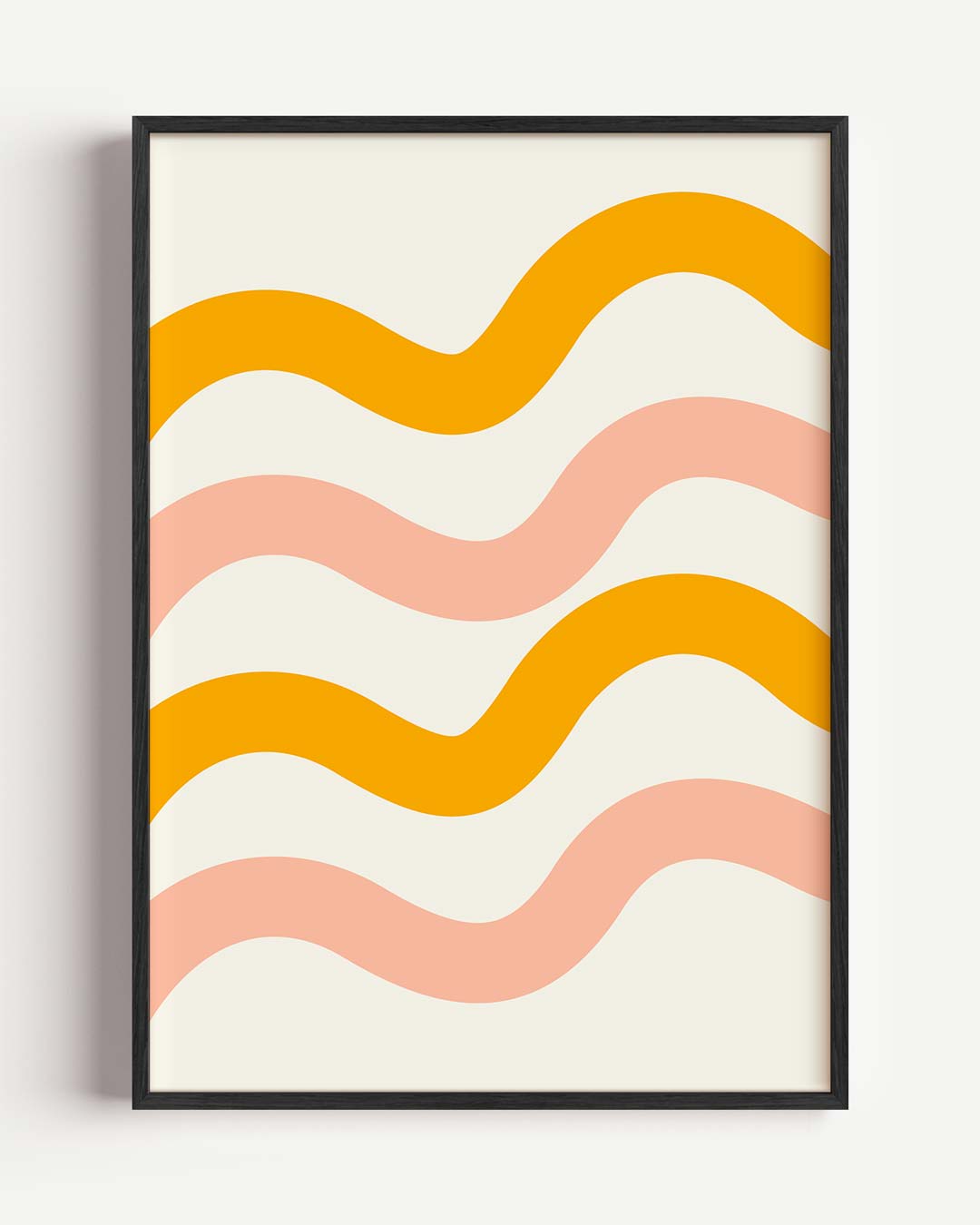 Zonnige Golven Wanddecoratie Poster-WallArtistic