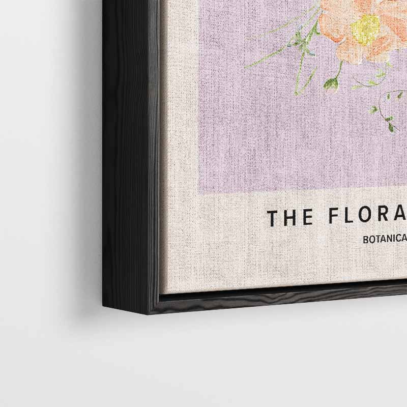 Bloemenpracht in Pastel Kunstwerk-canvas-dibond-plexiglas-wanddecoratie-WallArtistic