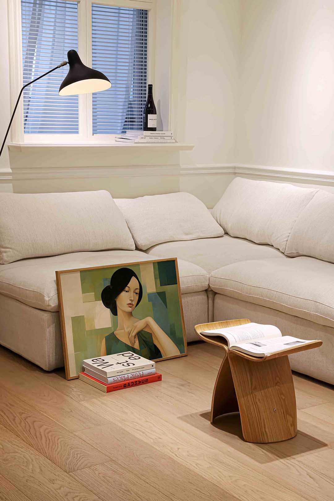 Vrouw met donkere haren Poster