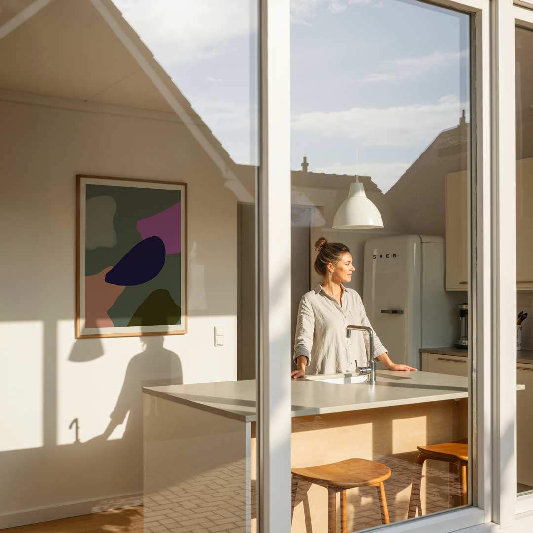 Abstracte Kleurrijke Harmonie Poster-WallArtistic