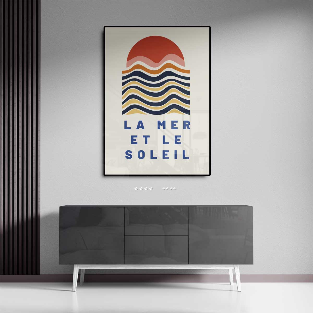 Zonsondergang aan Zee Kunstwerk-canvas-dibond-plexiglas-wanddecoratie-WallArtistic