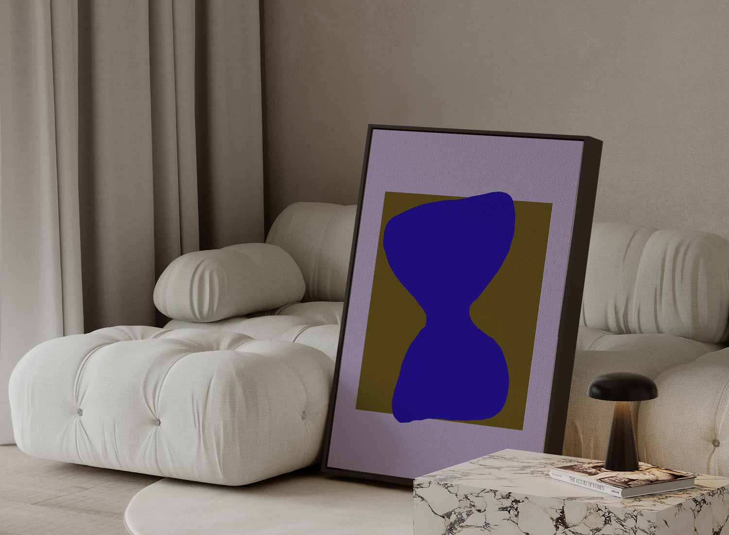 Vloeiende Tijdsillusie Kunstwerk-canvas-dibond-plexiglas-wanddecoratie-WallArtistic