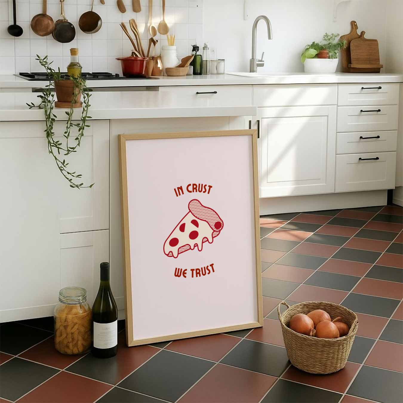 Retro Pizza Poster