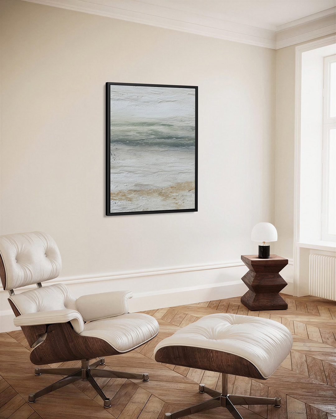 Rustige kleurencompositie Kunstwerk