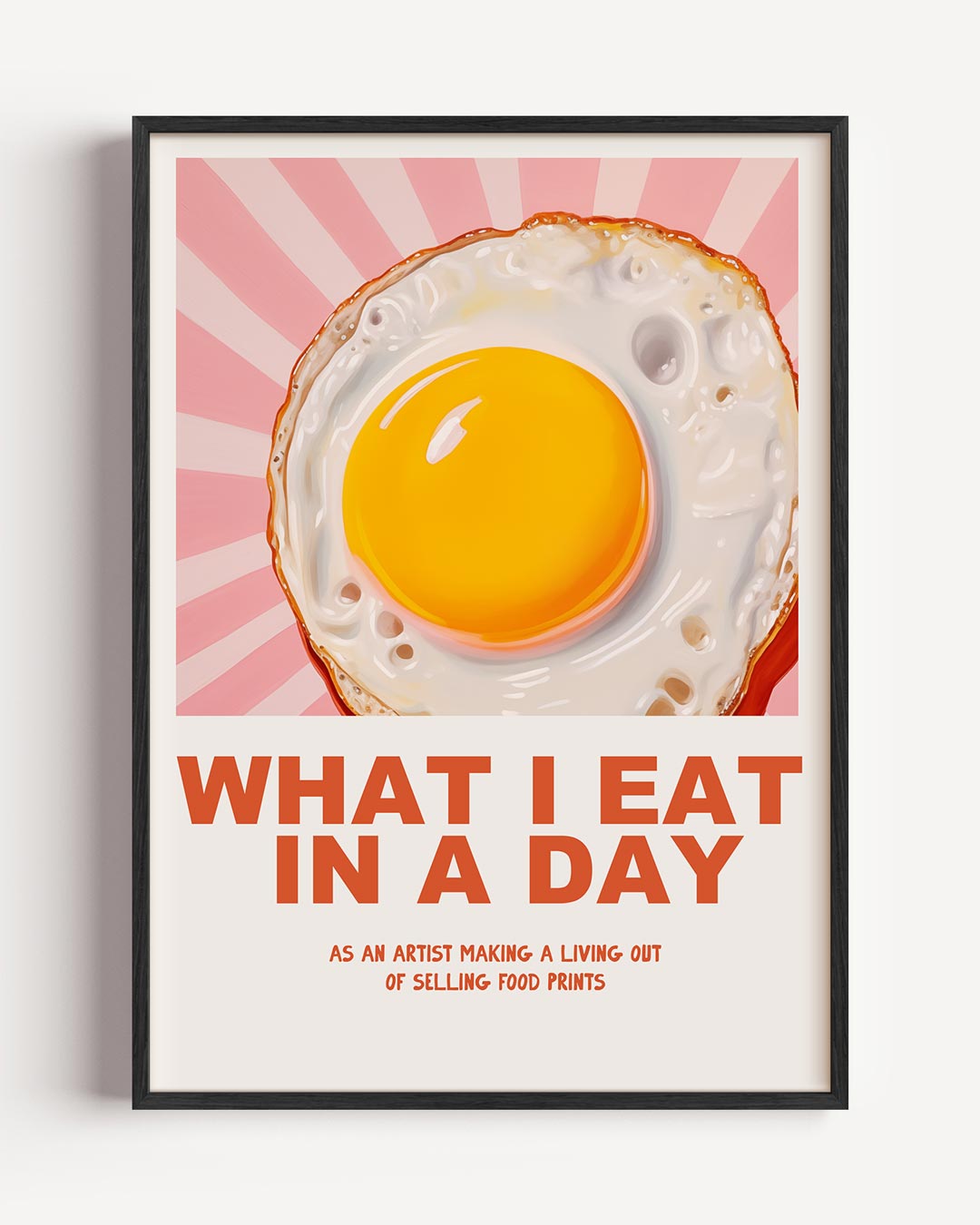 Speelse Ontbijt Poster-WallArtistic