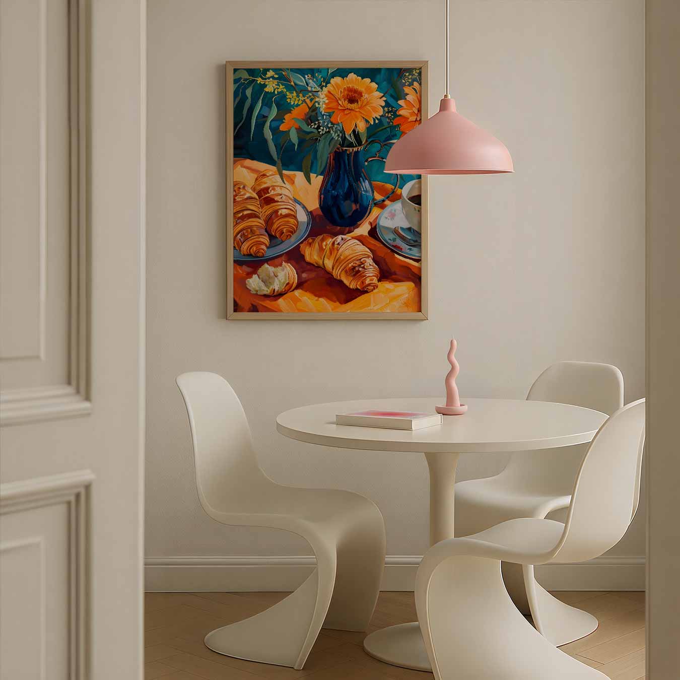 Ontbijt Met Bloemen Poster-WallArtistic