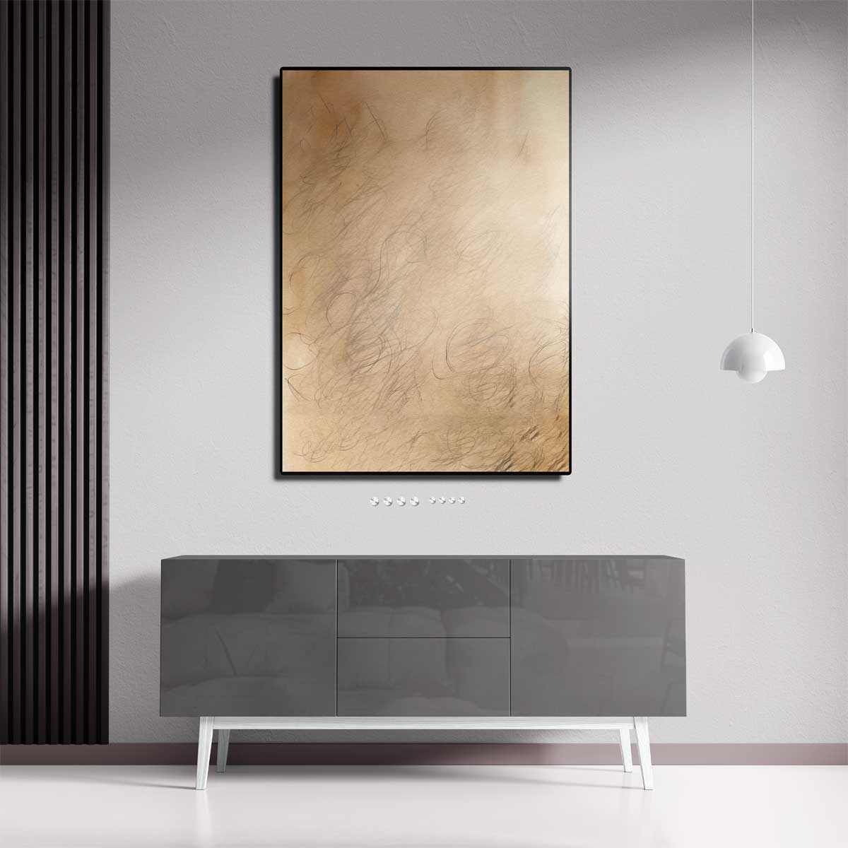 Vervlochten Lijnen Chaos Kunstwerk-canvas-dibond-plexiglas-wanddecoratie-WallArtistic