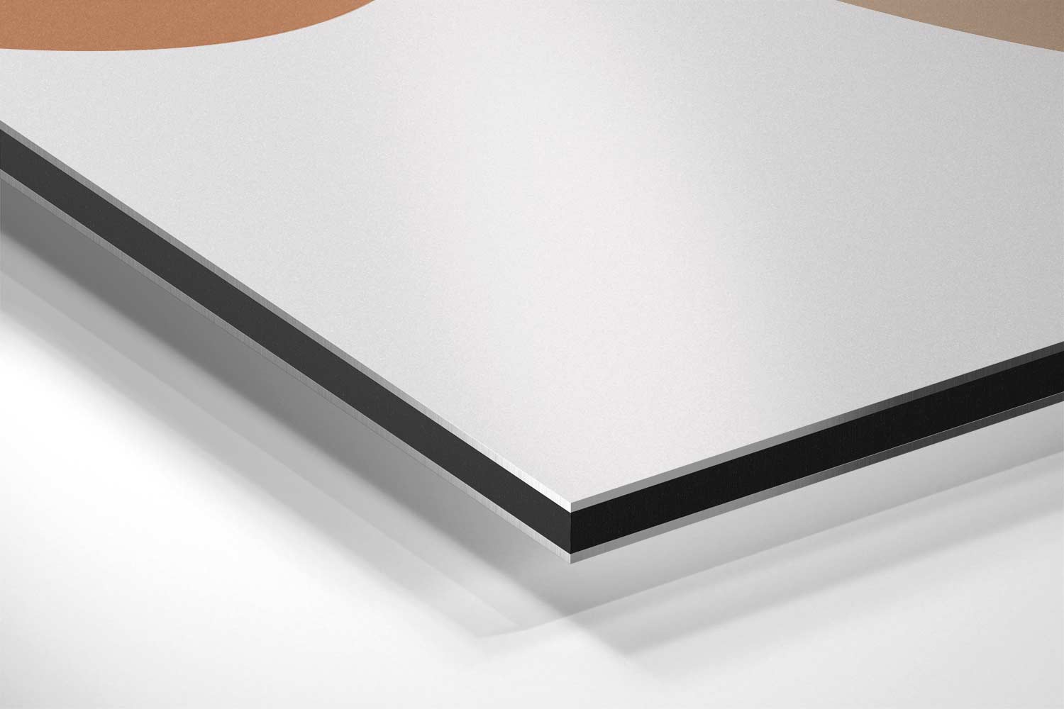Organische Vormen in Aardetinten Kunstwerk-canvas-dibond-plexiglas-wanddecoratie-WallArtistic