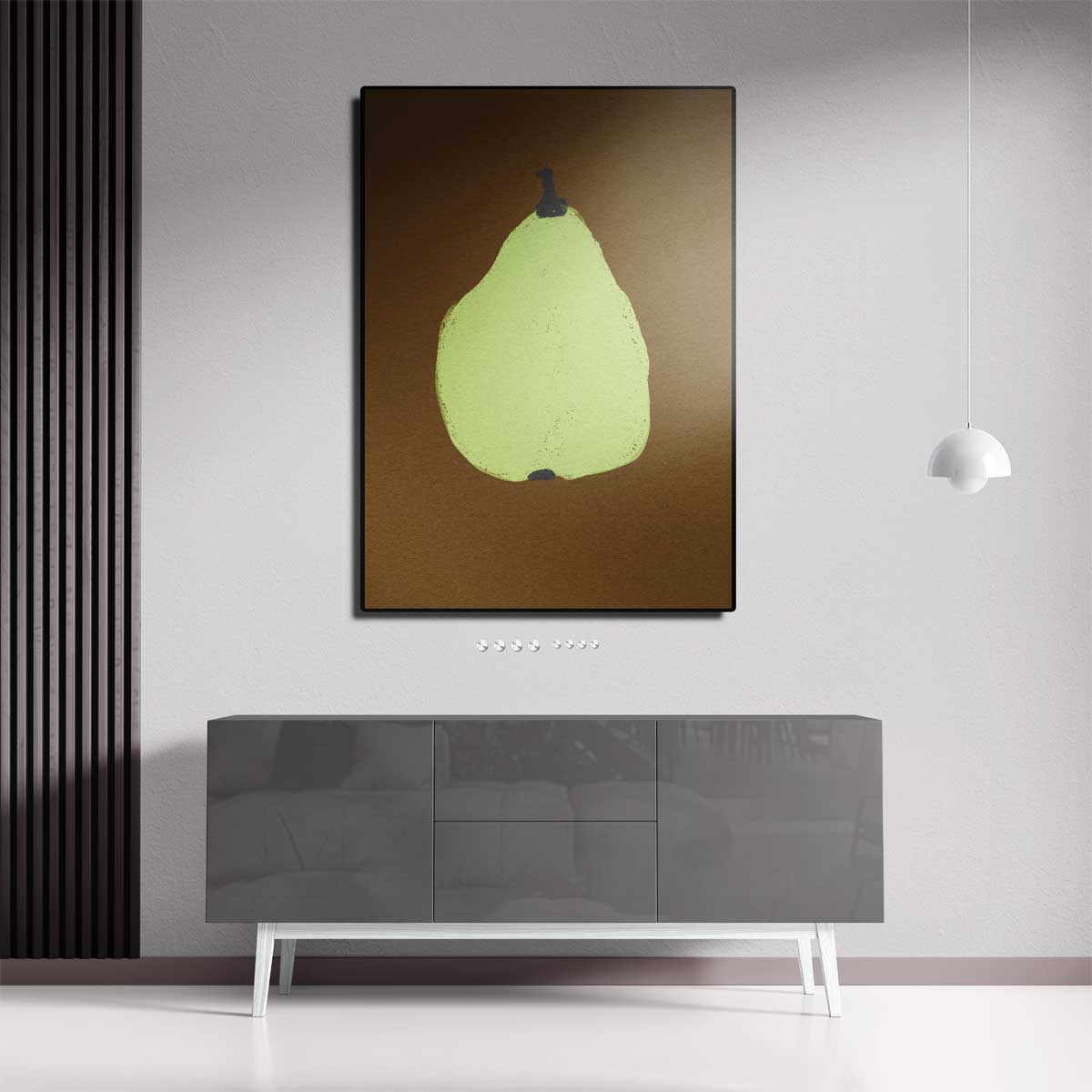 Abstracte Peer Illustratie Kunstwerk-canvas-dibond-plexiglas-wanddecoratie-WallArtistic