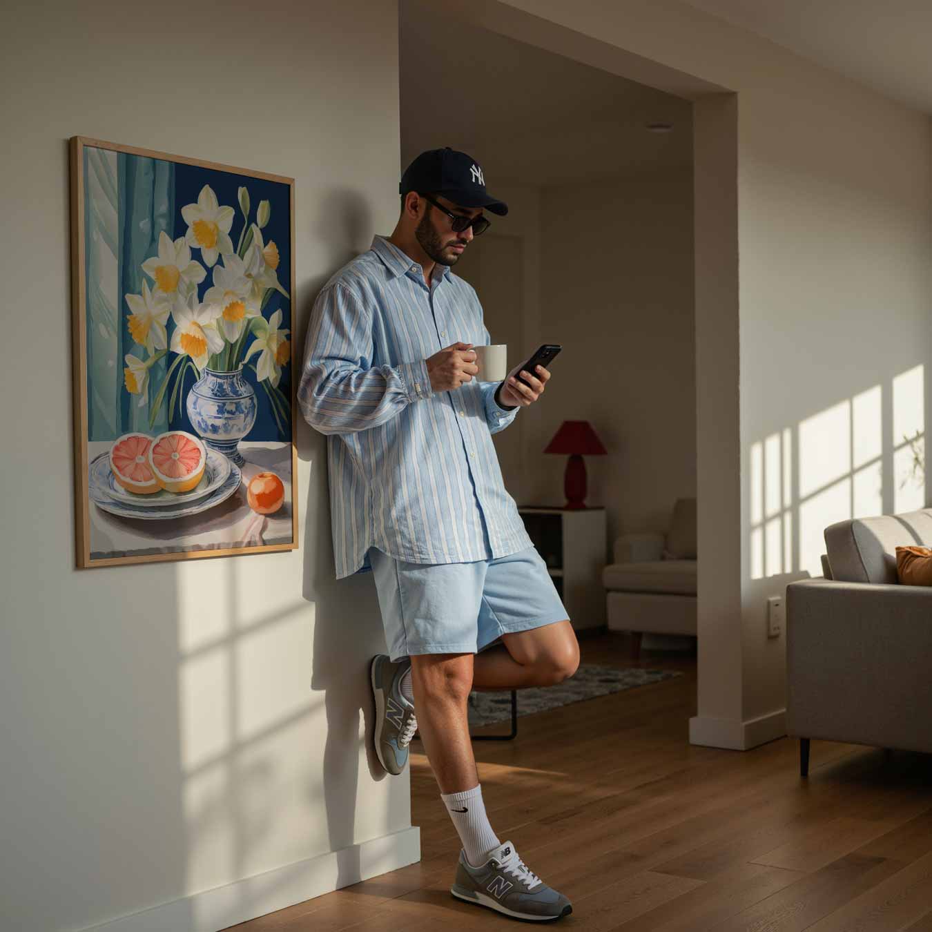 Bloemen en Fruit Sfeerposter-WallArtistic