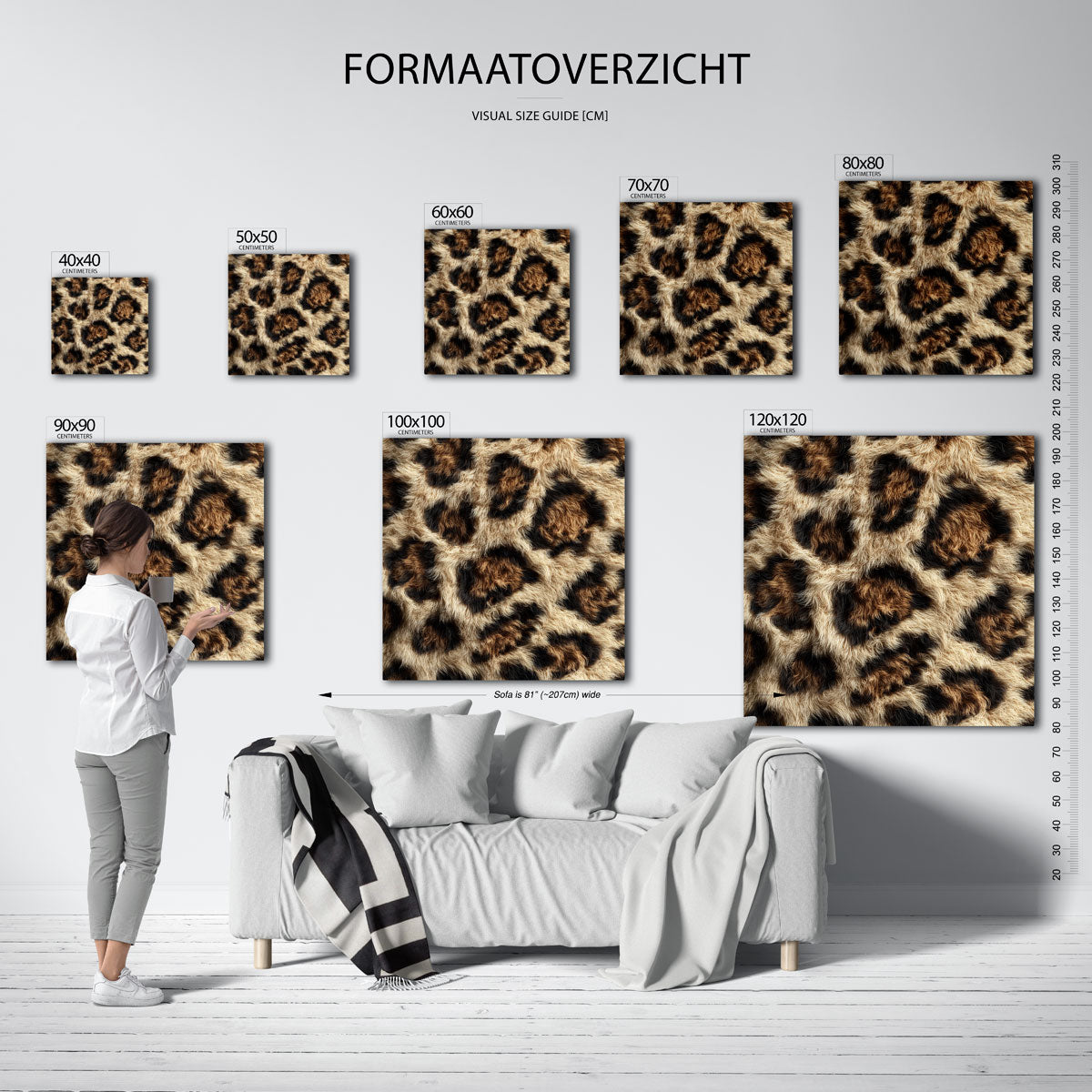 Luipaardprint Poster