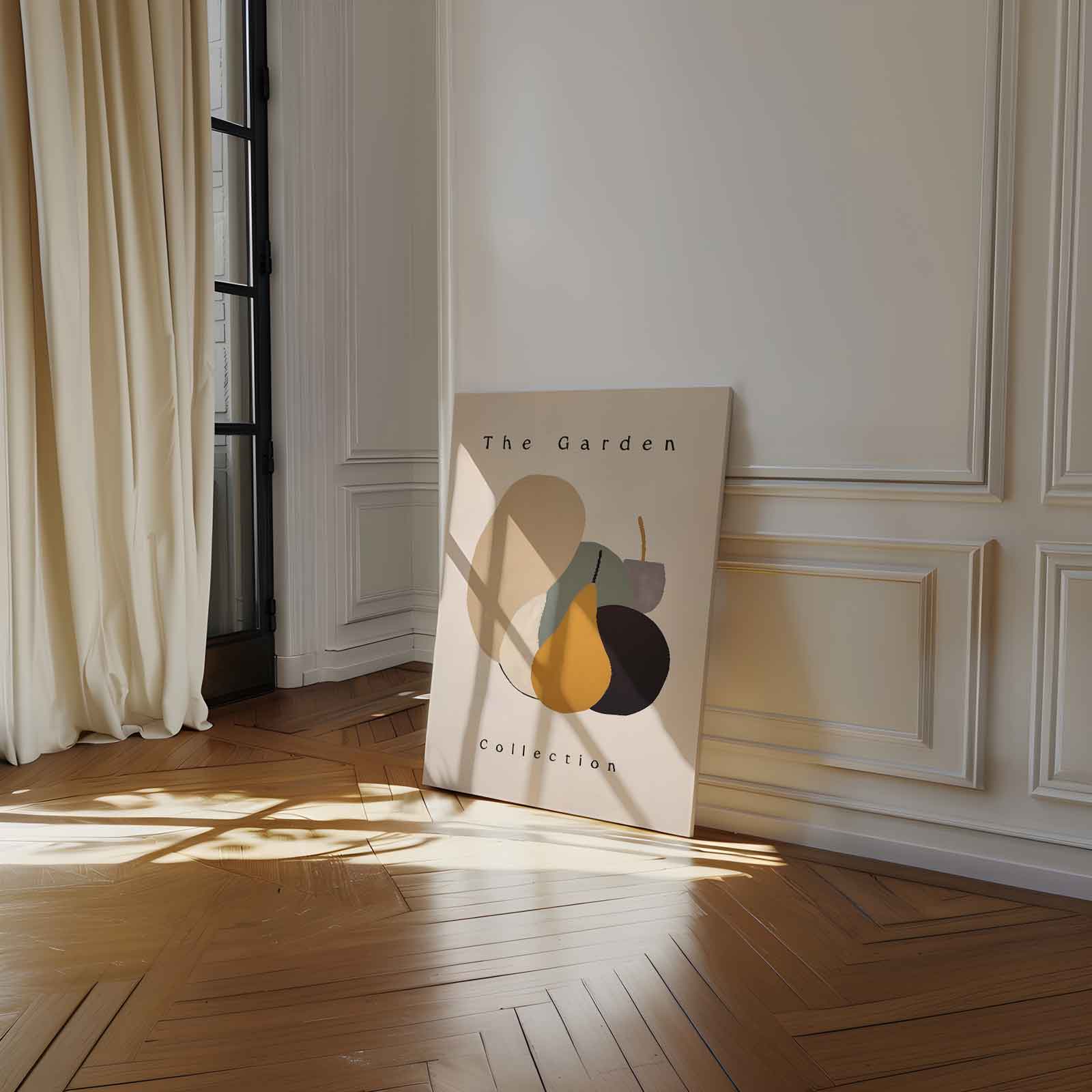 Organische Vormen in de Tuin Kunstwerk-canvas-dibond-plexiglas-wanddecoratie-WallArtistic