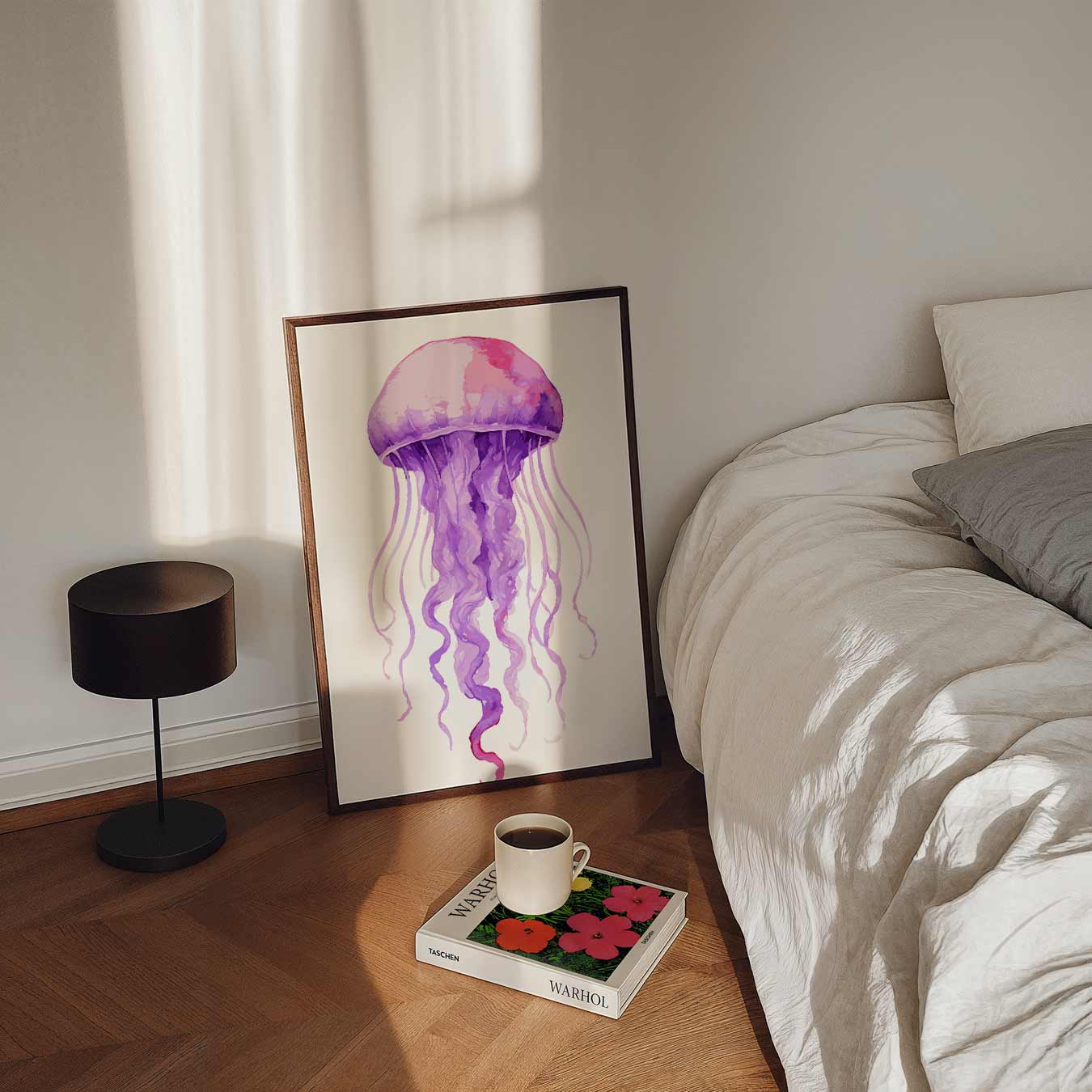 Dromerige Kwal Schilderij Poster-WallArtistic