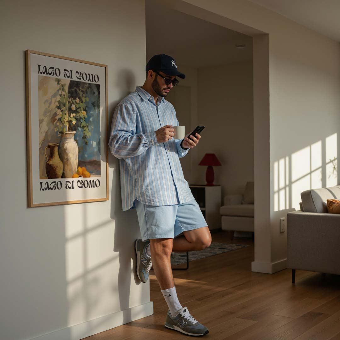 Vintage Italiaanse Bloemenvaas Poster-WallArtistic