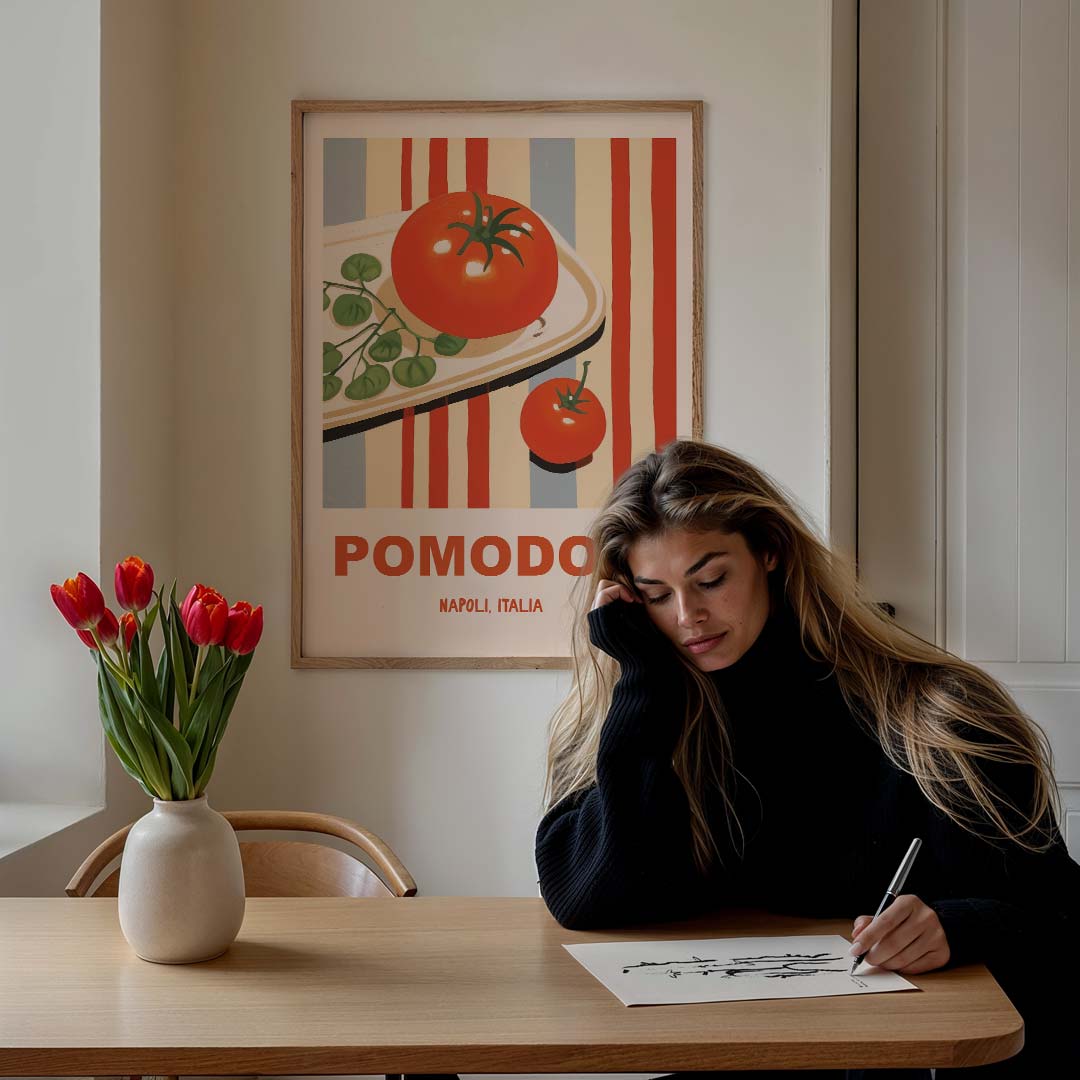 Italiaanse Tomaten Poster-WallArtistic