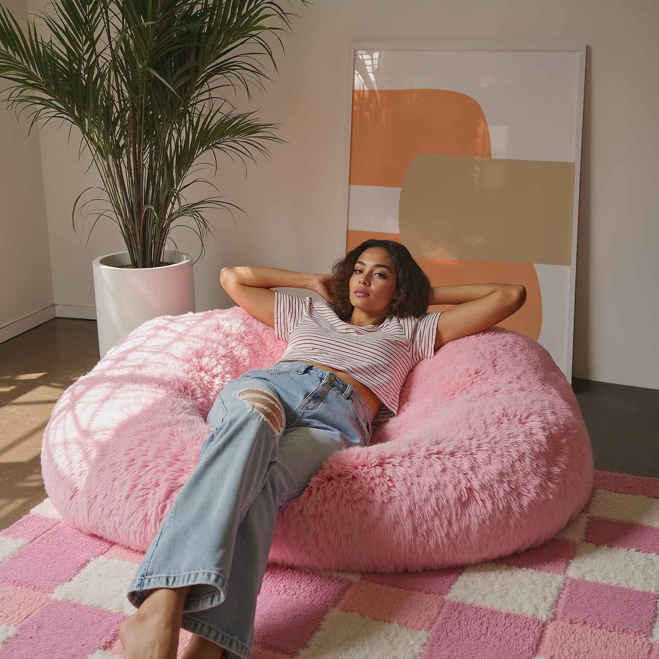 Abstracte Kleurenpracht Poster-WallArtistic