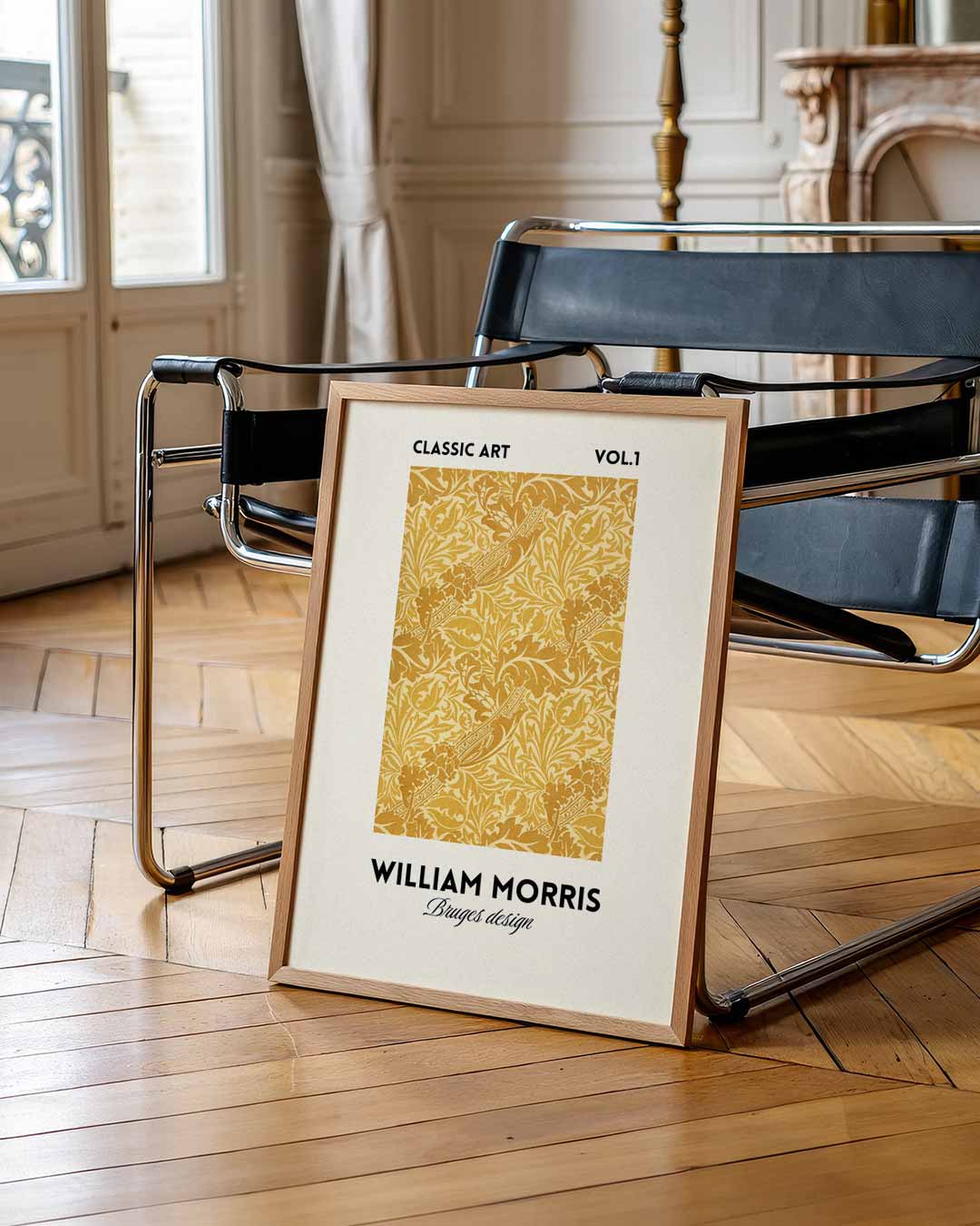 William Morris Bruges Design Poster-WallArtistic