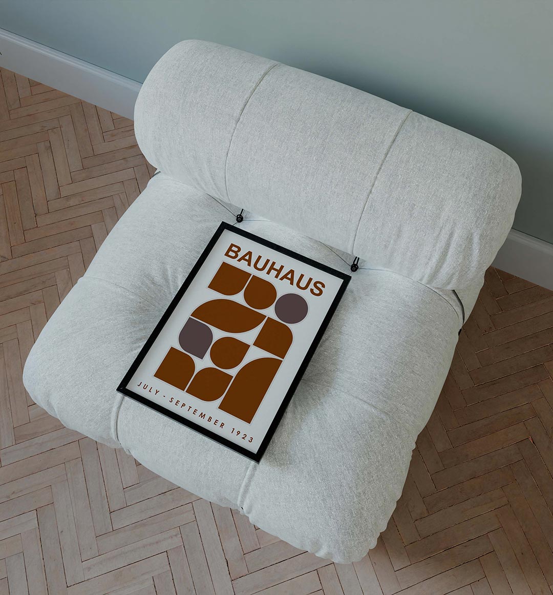 Vormritme en kleur Poster