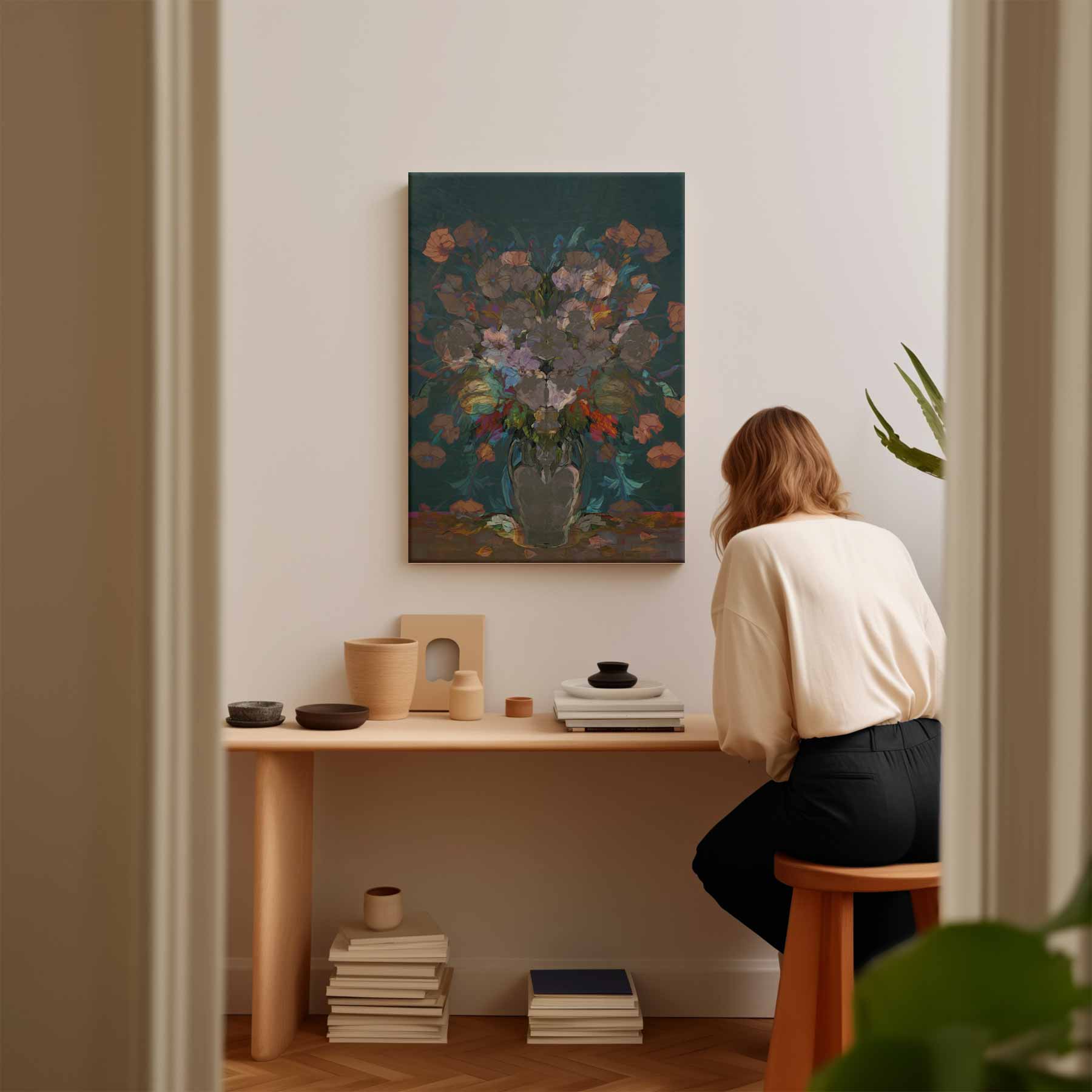 Bloemrijke Overvloed Kunstwerk-canvas-dibond-plexiglas-wanddecoratie-WallArtistic