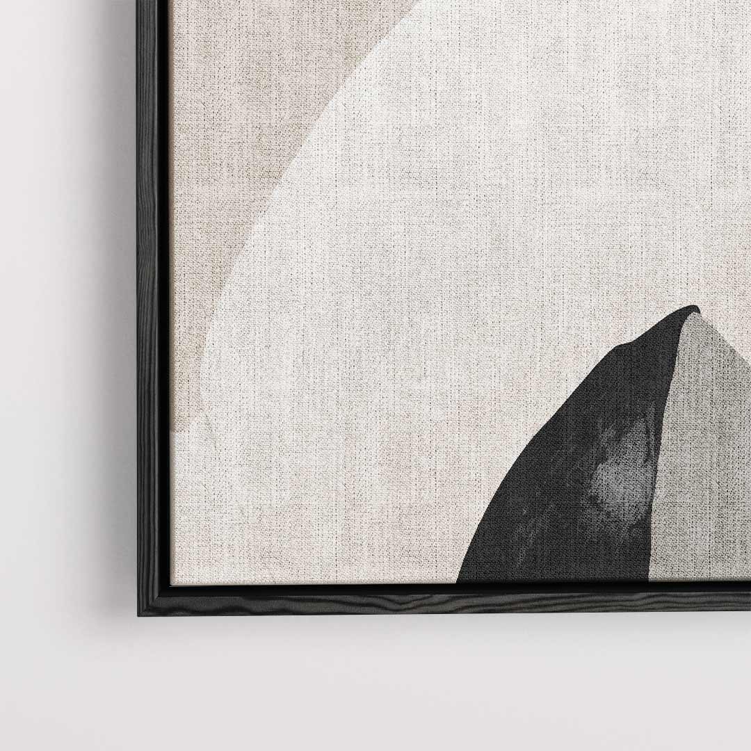 Stijlvolle Abstractie in Neutrale Tint Kunstwerk-canvas-dibond-plexiglas-wanddecoratie-WallArtistic