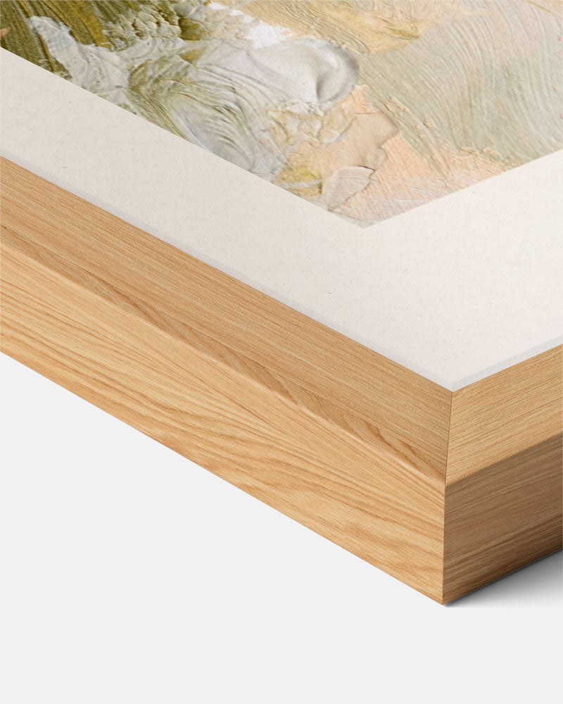 Elegante Abstracte Penseelstreken Poster-WallArtistic