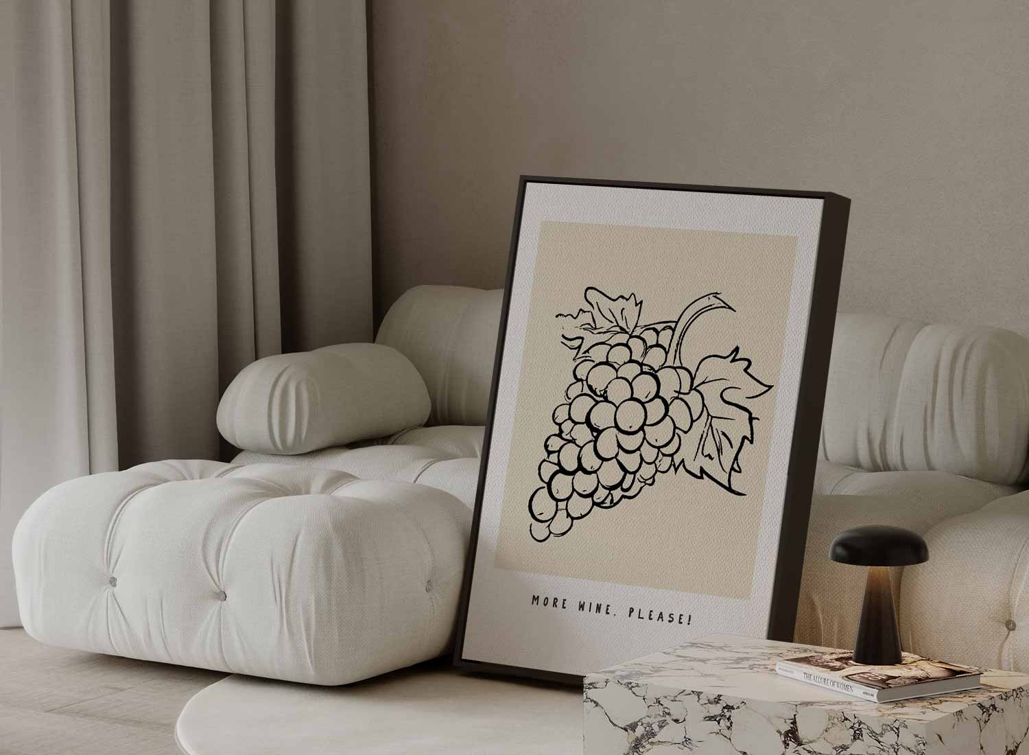 More Wine, Please! Kunstwerk-canvas-dibond-plexiglas-wanddecoratie-WallArtistic